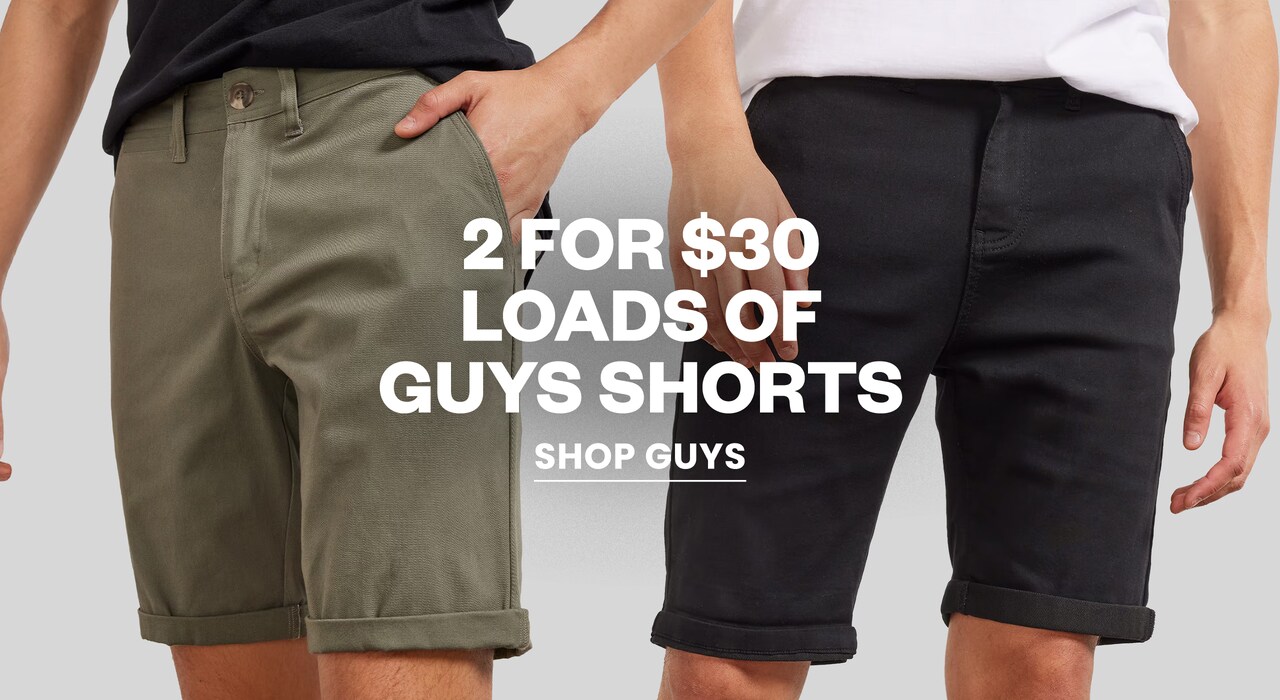 2 for $40 Loads of Guys Shorts