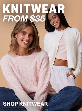 Knitwear from $35