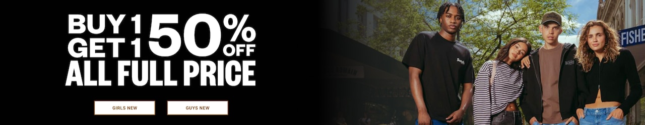 Buy 1 Get 1 50% Off All Full Price.