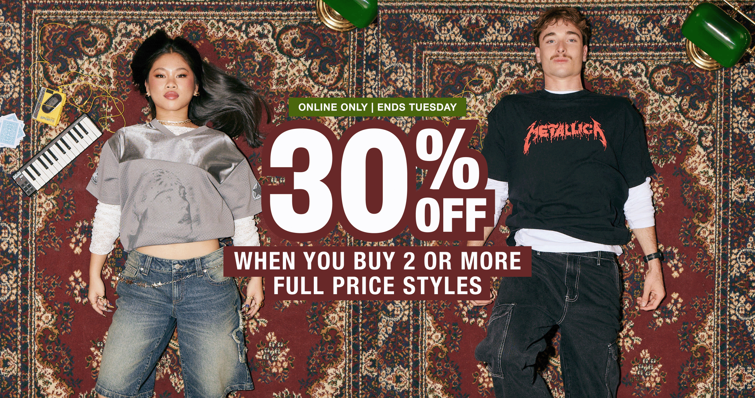 30% Off When You Buy 2 Or More Full Price Styles