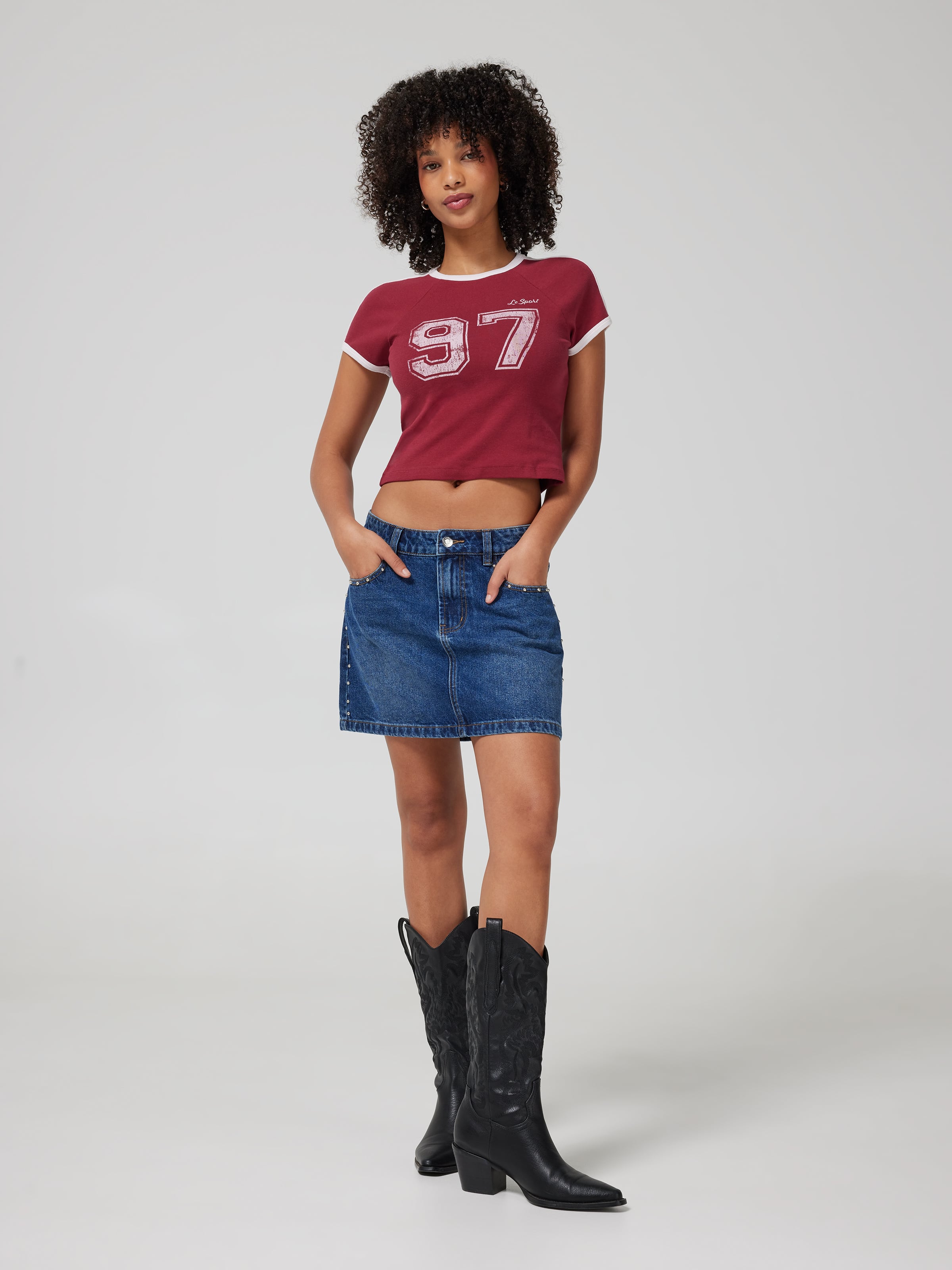 97 Badge Baby Raglan Tee