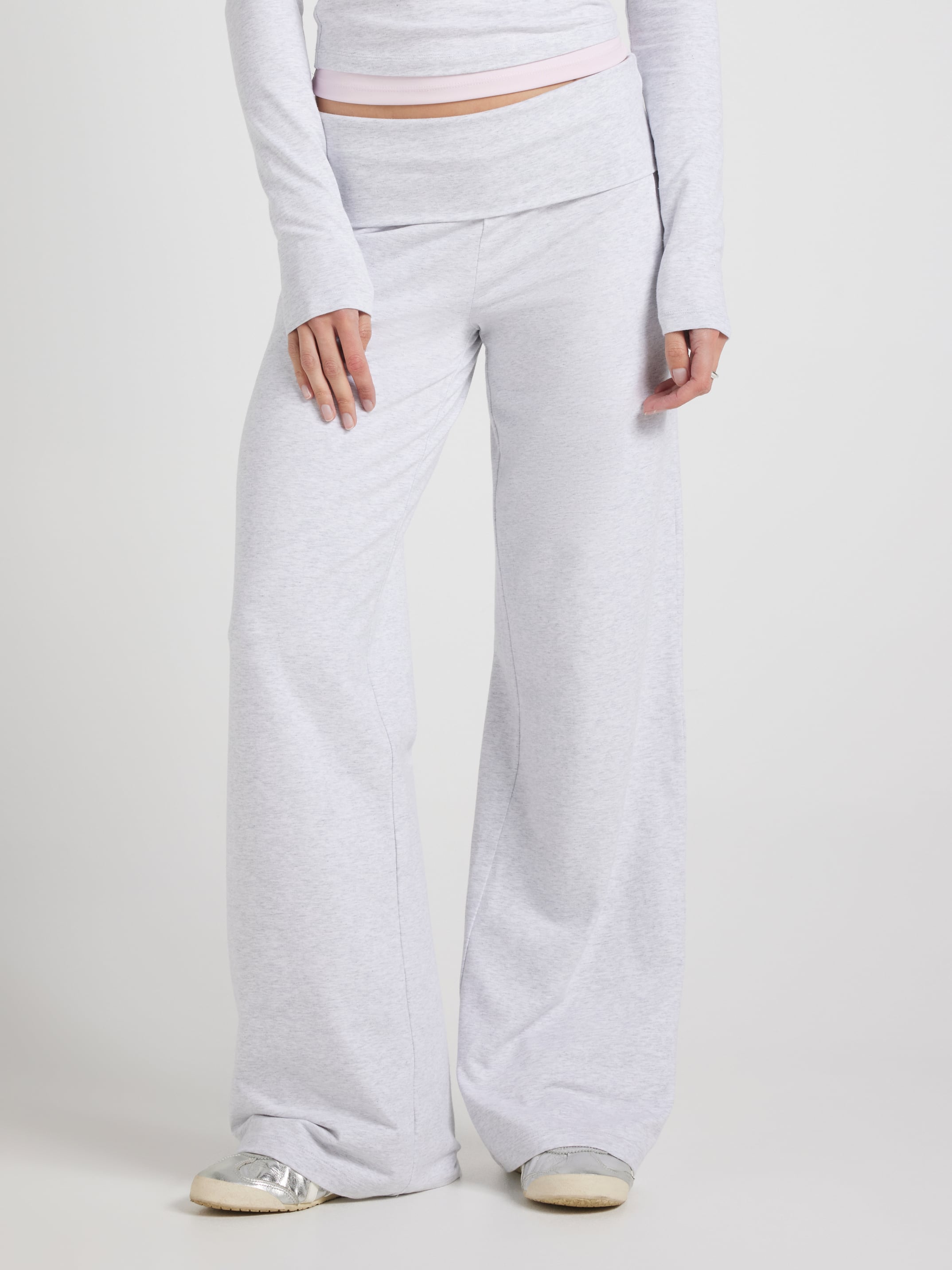 Lounge Fold Over Stright Leg Pant