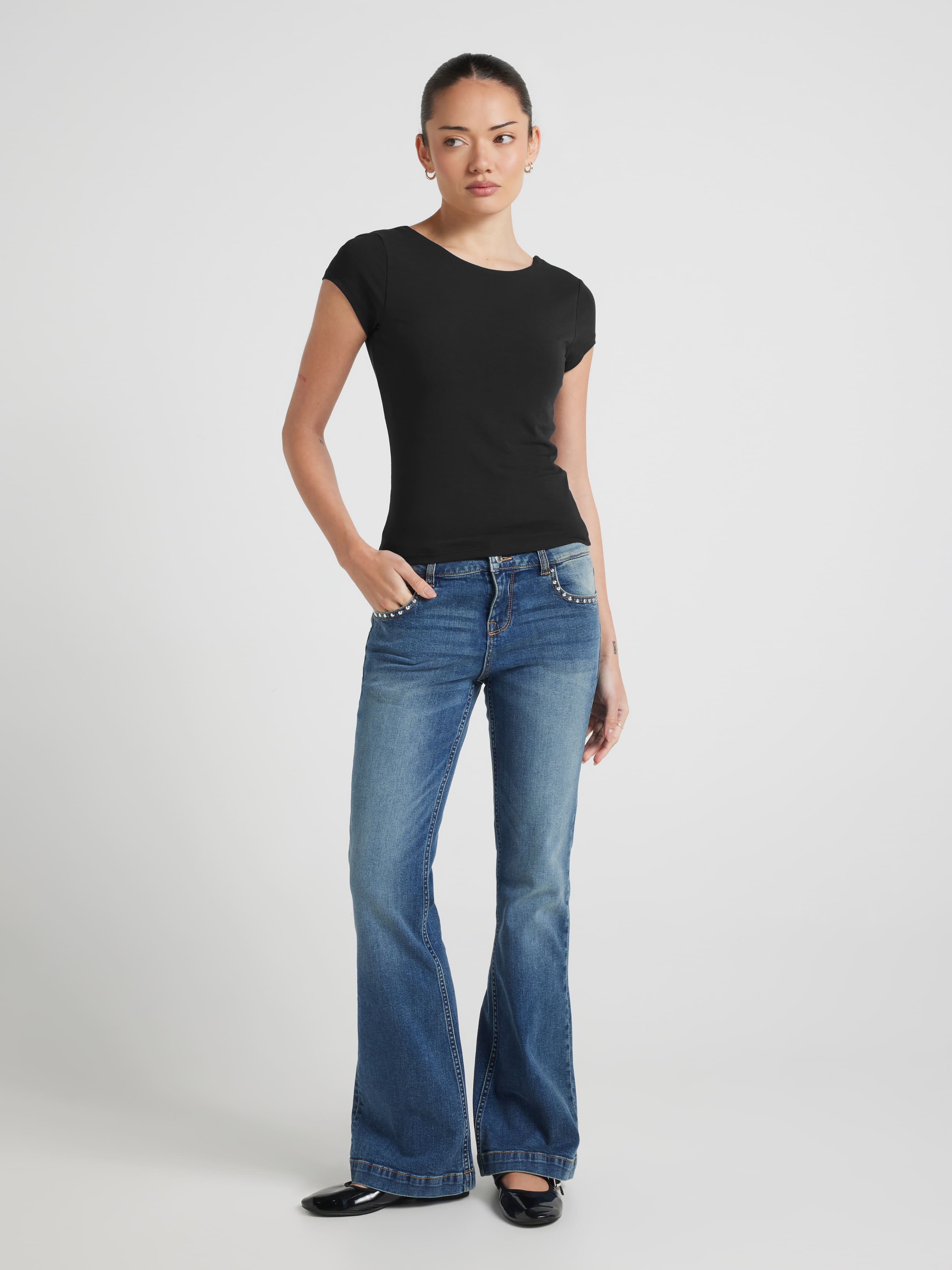 Low Back Cap Sleeve