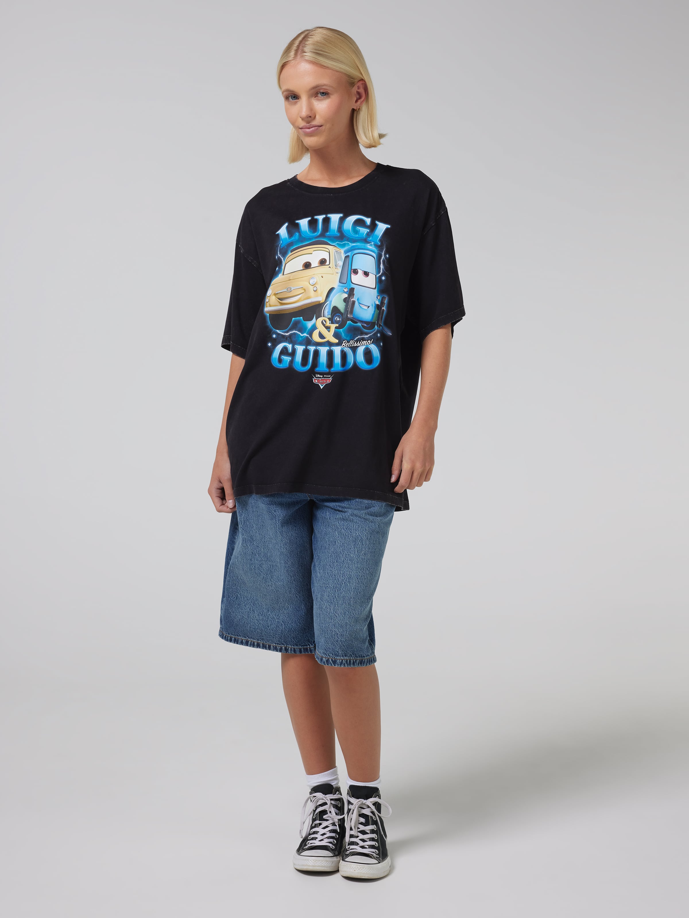 Cars Guido Luigi Oversized Tee