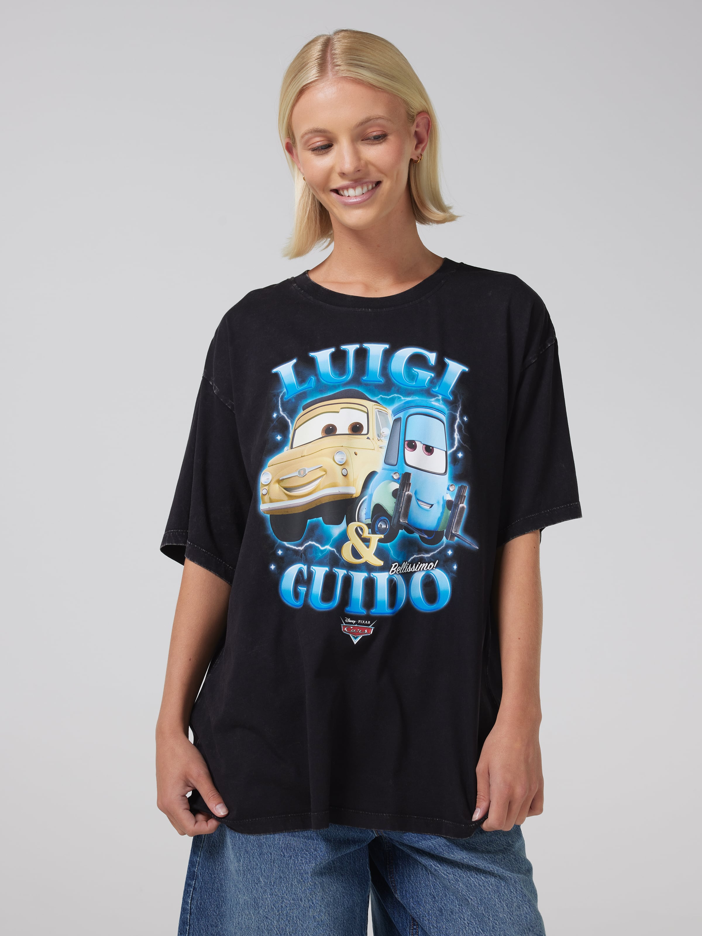 Cars Guido Luigi Oversized Tee