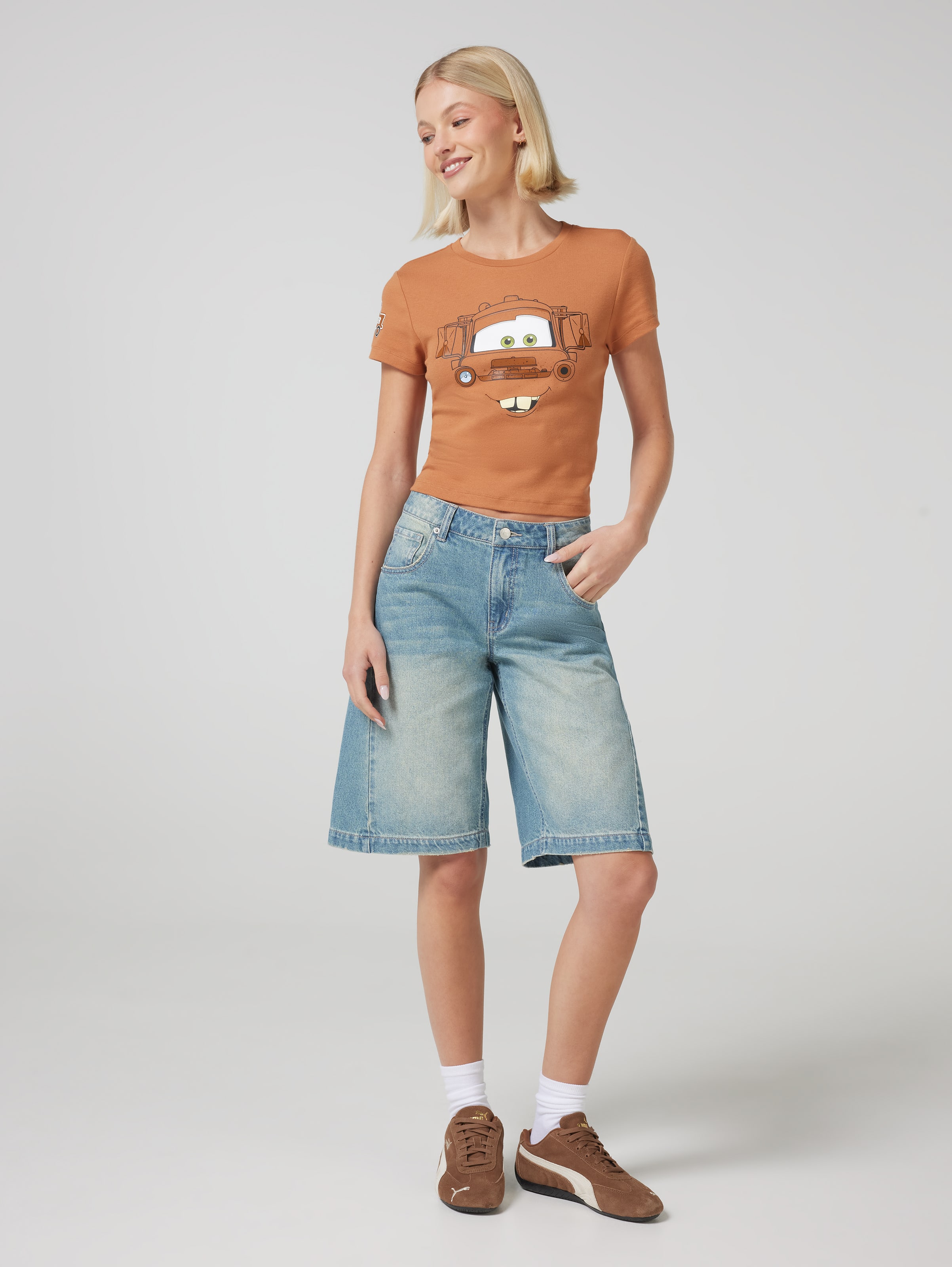 Cars Mater Face Baby Tee