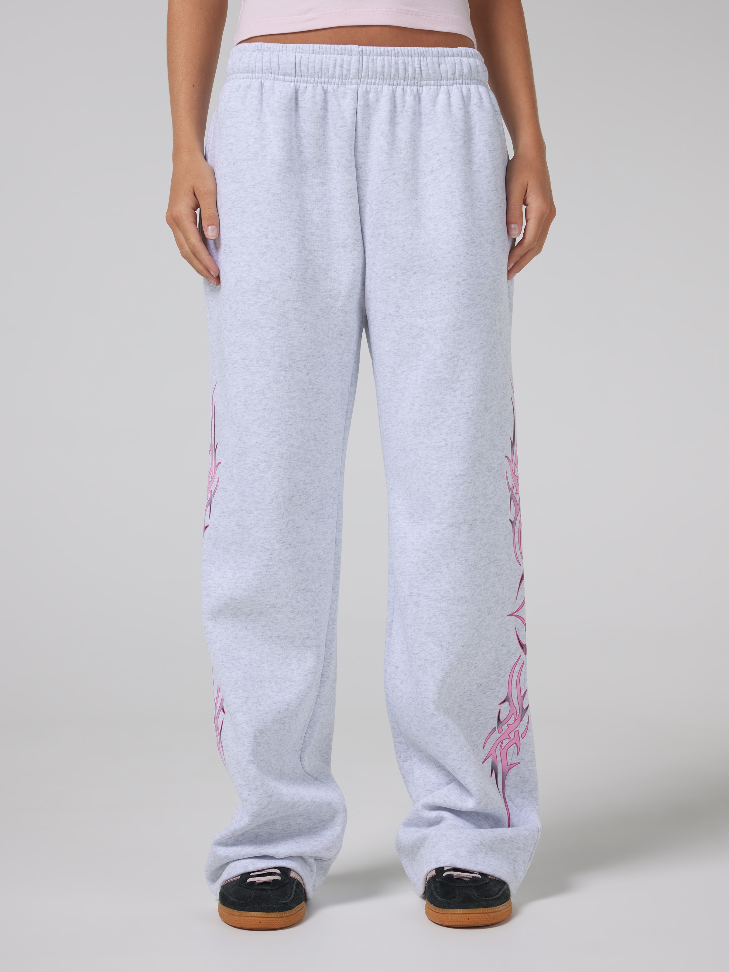 Neo Heart Wide Leg Track Pant