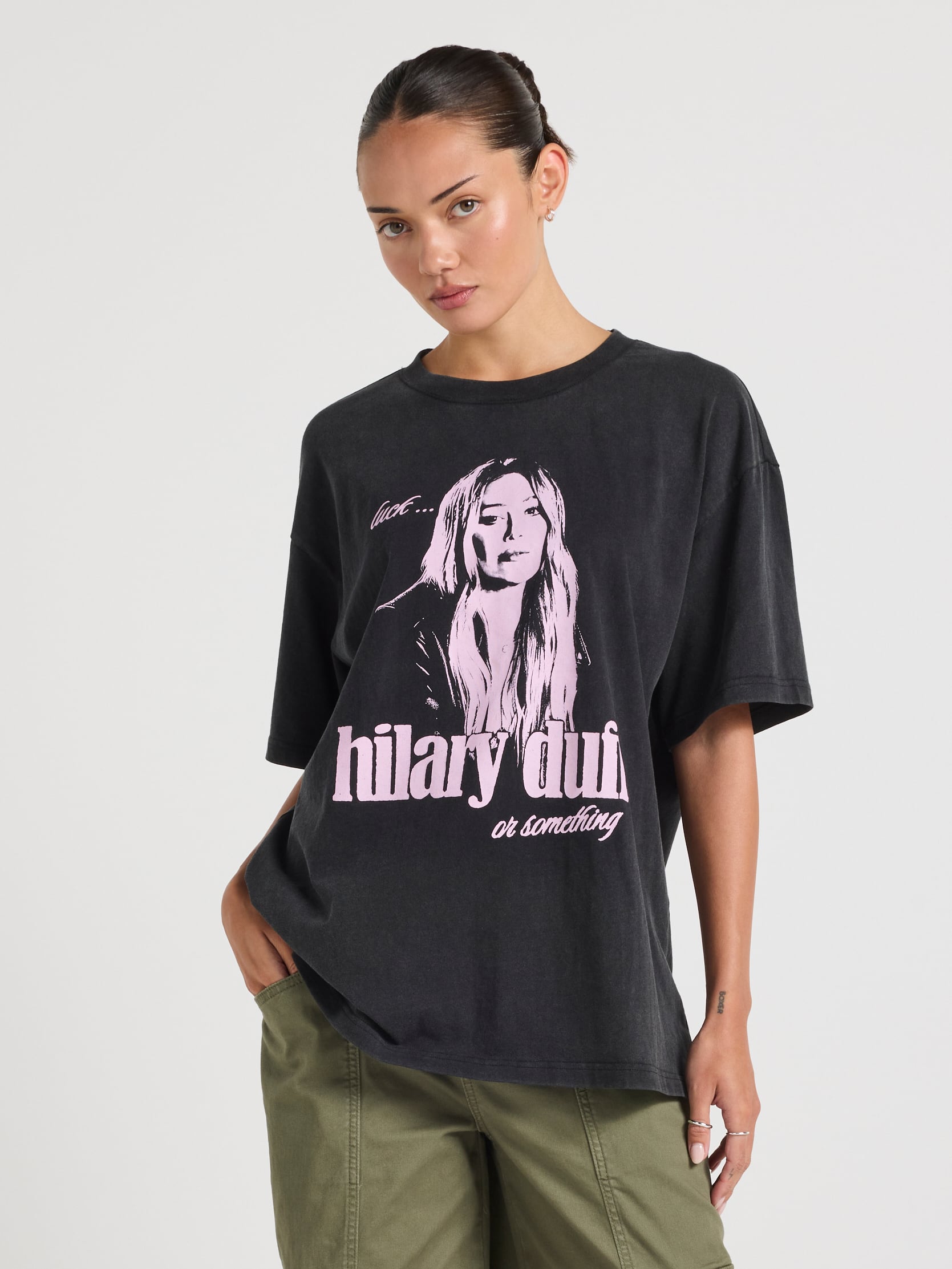 Music Hilary Duff Oversized Tee