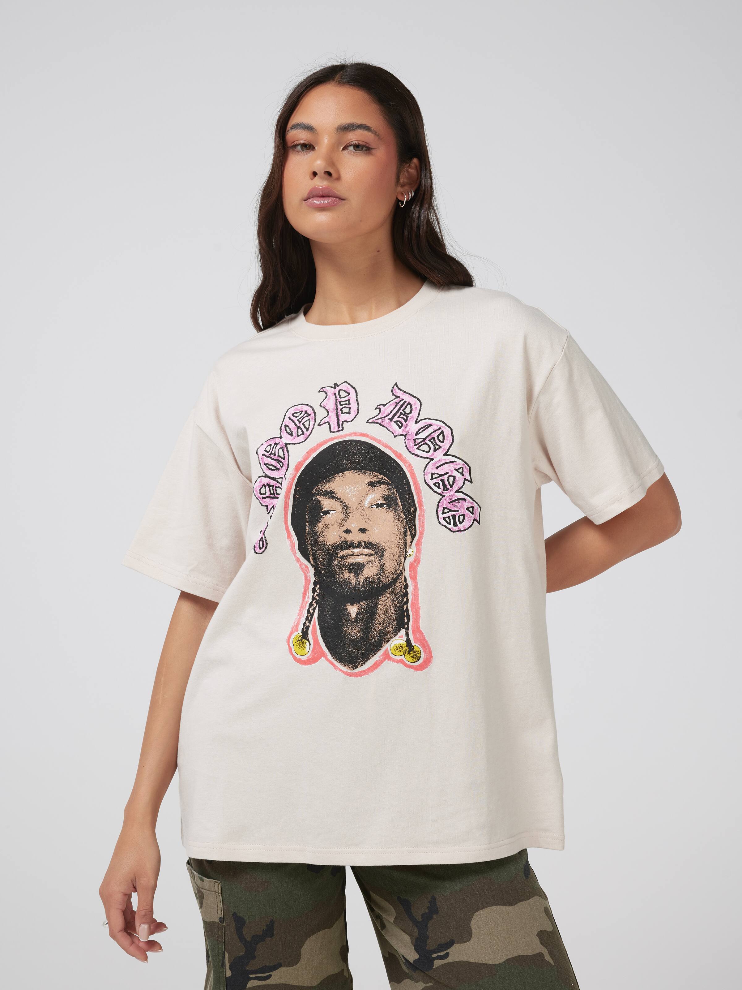 Music Snoop Dogg Logo Oversized Tee