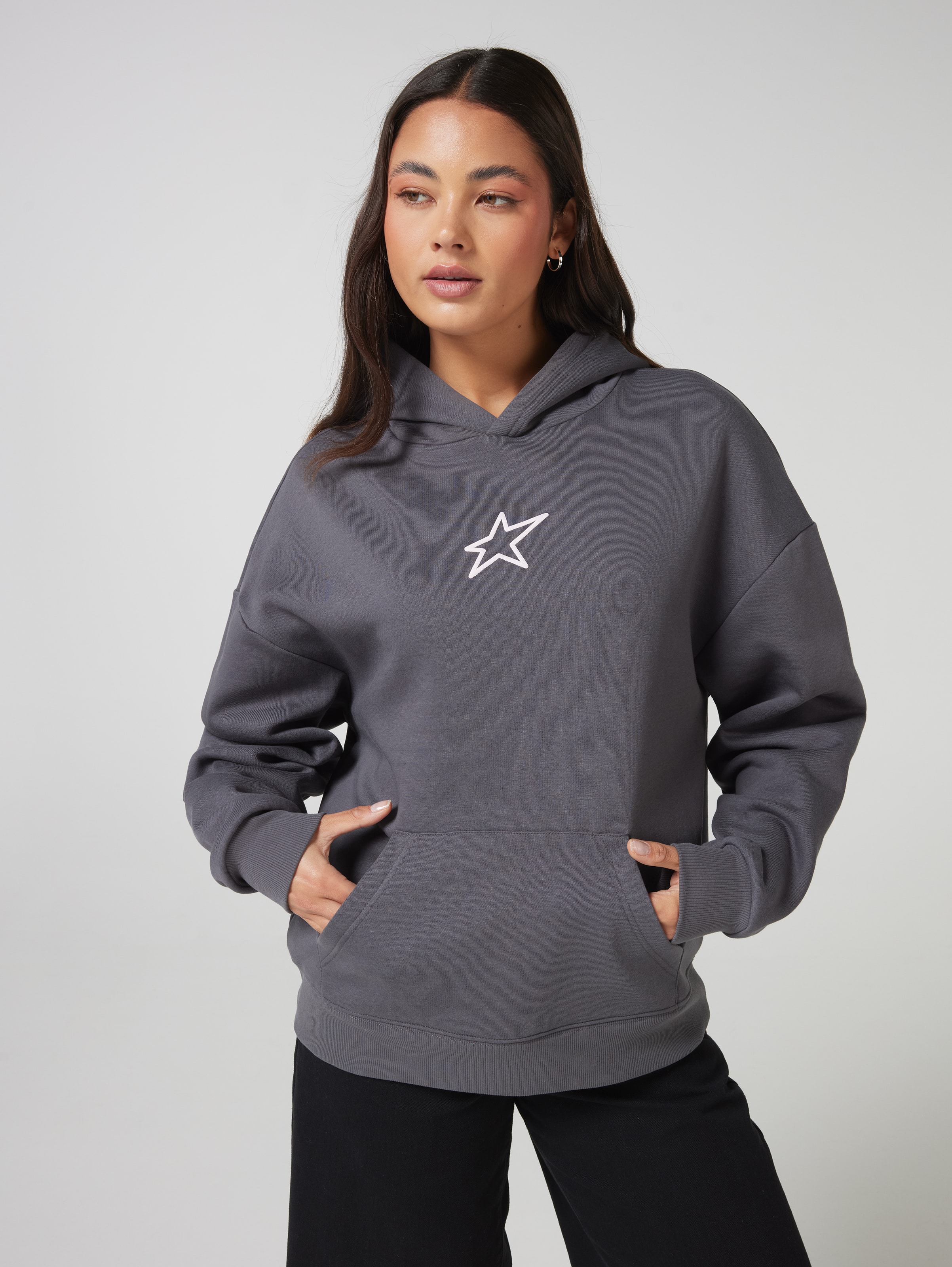 Get Off My Back Star Oversized Hoodie