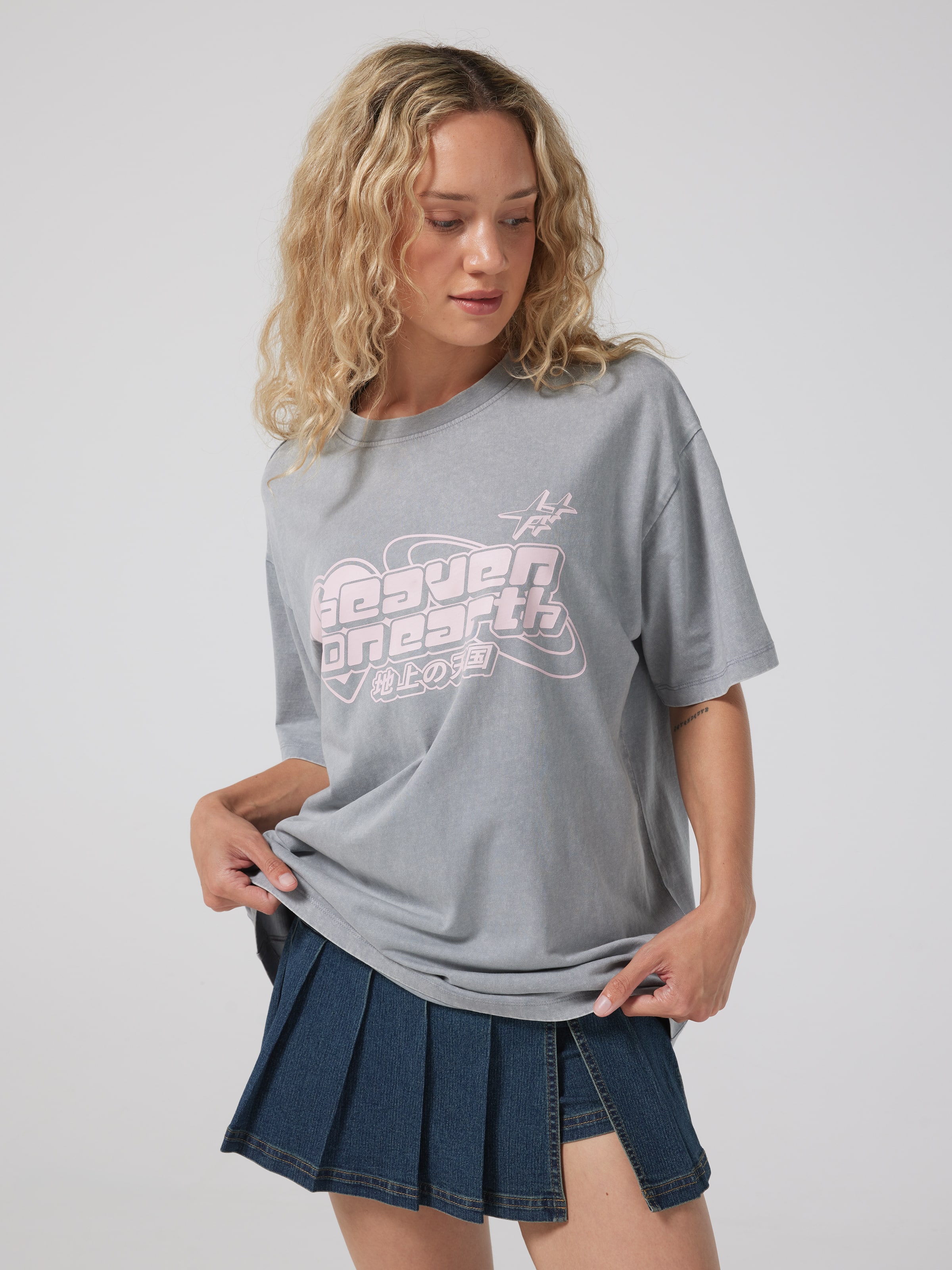 Heaven On Earth Oversized Tee