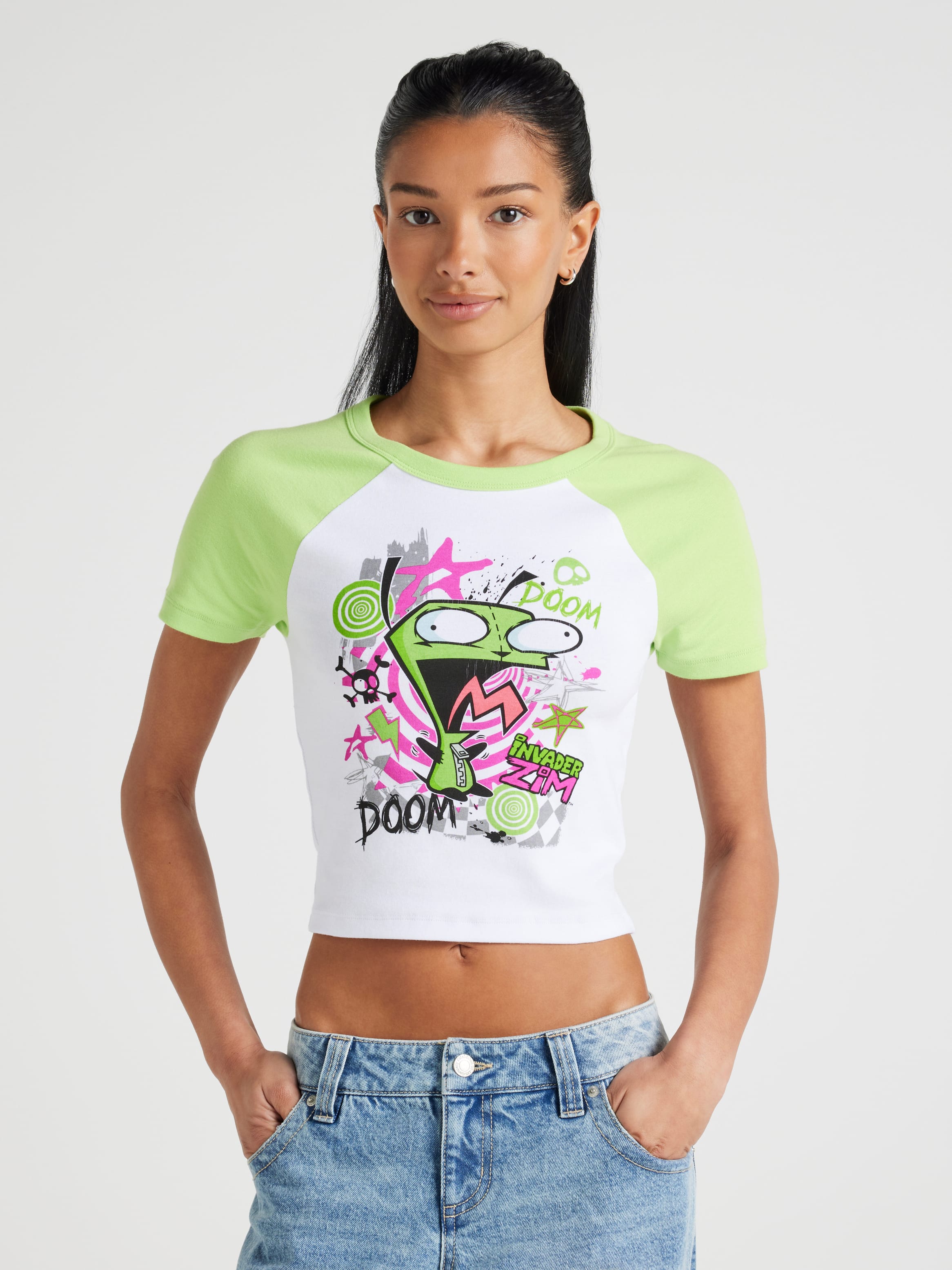 Invader Zim Baby Raglan