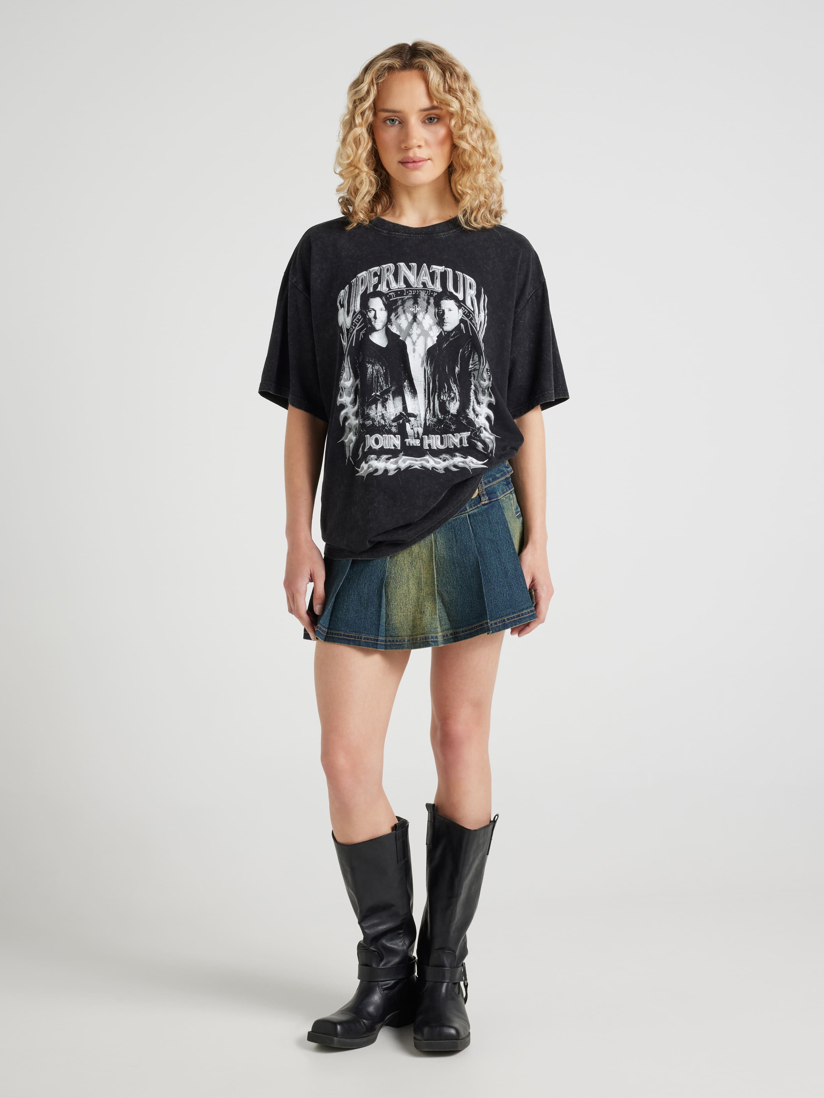 Superntural Poster Oversized Tee