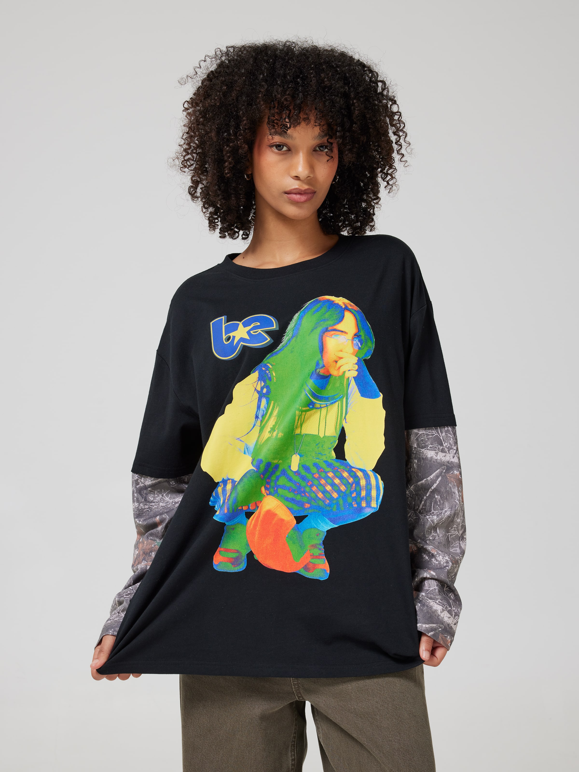 Billie Camo Long Sleeve Tee