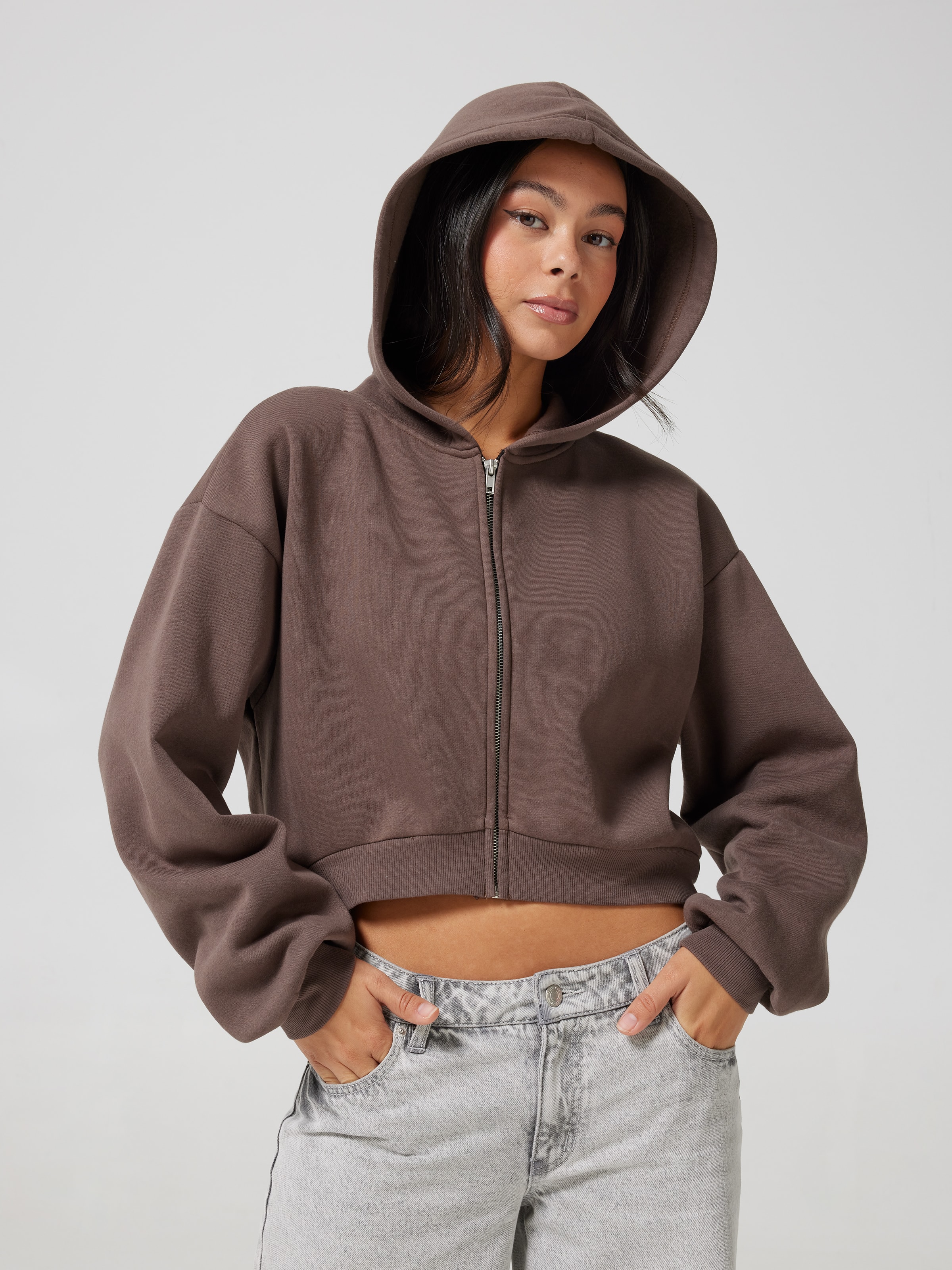 Bubble Zip Thru Hoodie
