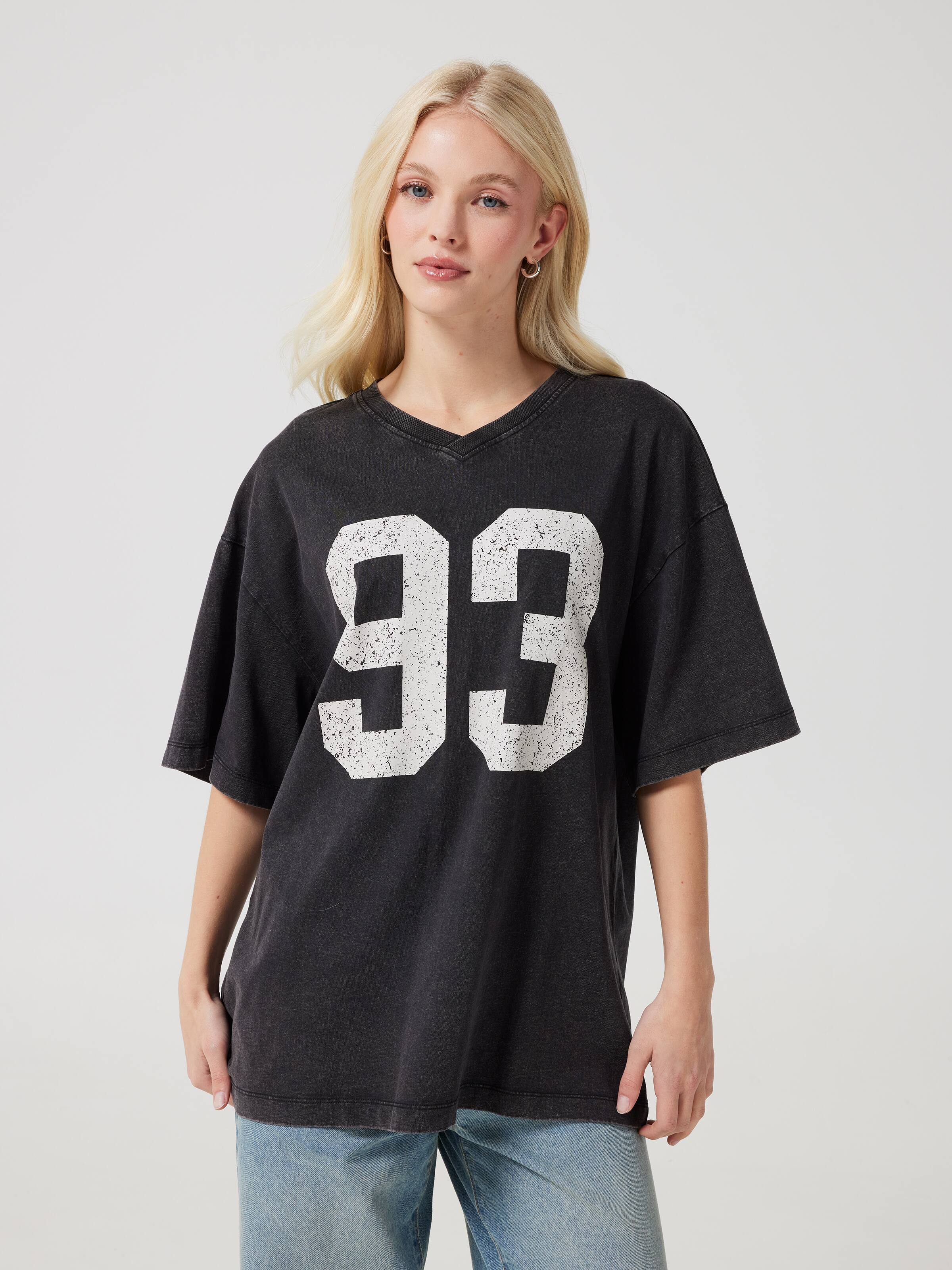 93 Jersey Oversized Tee