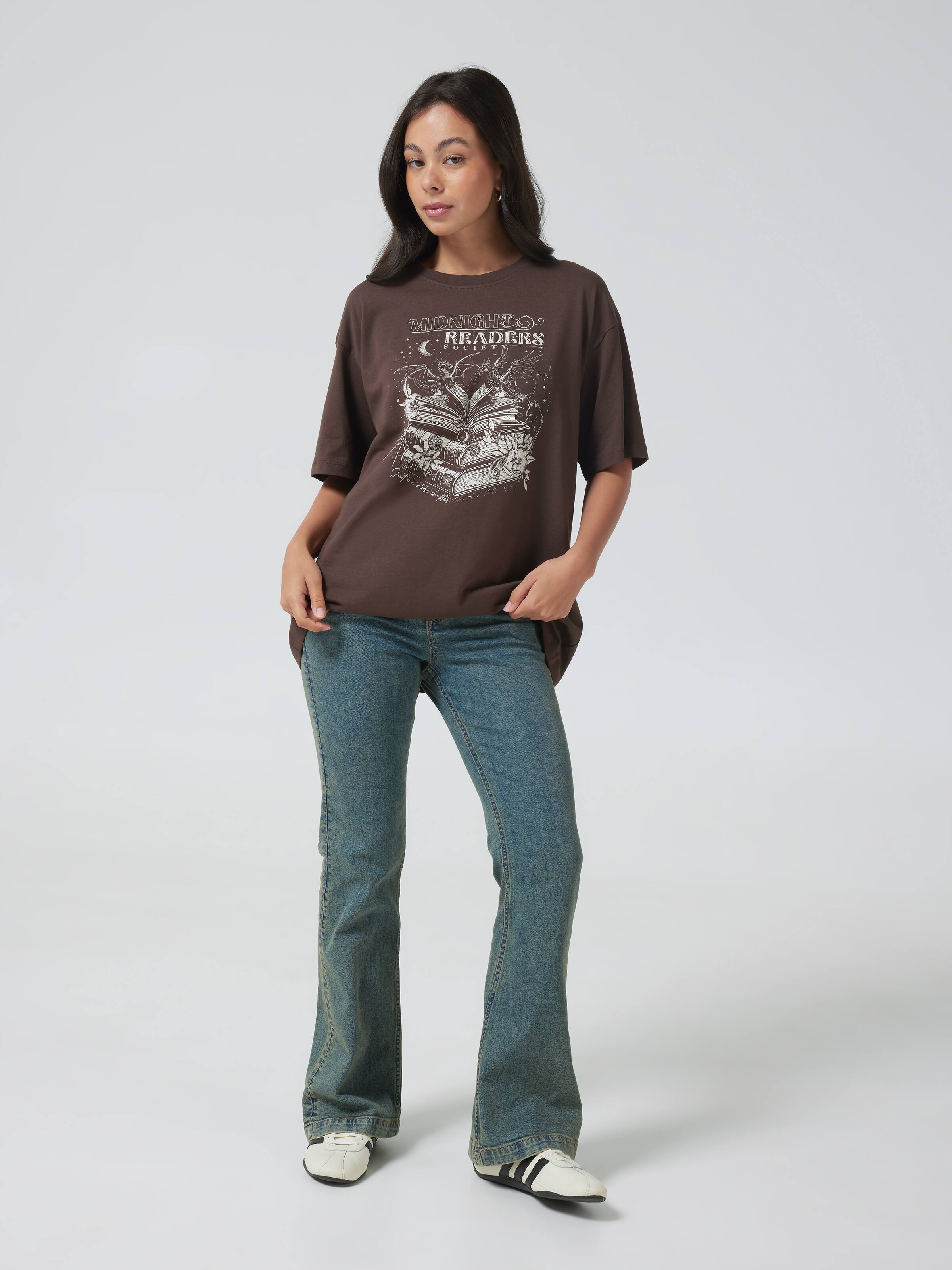 Fantasy Book Oversized Tee