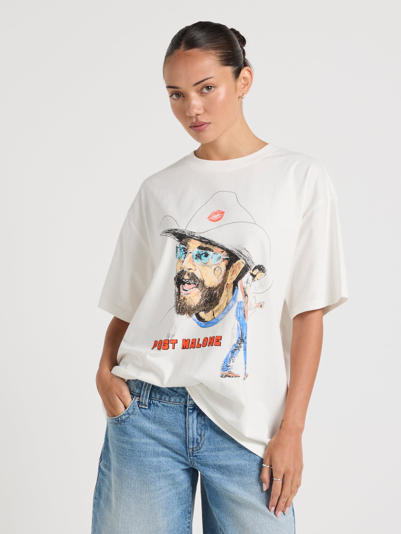 Music Post Malone Oversized Tee