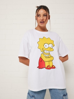 Simpsons Lisa Oversized Tee