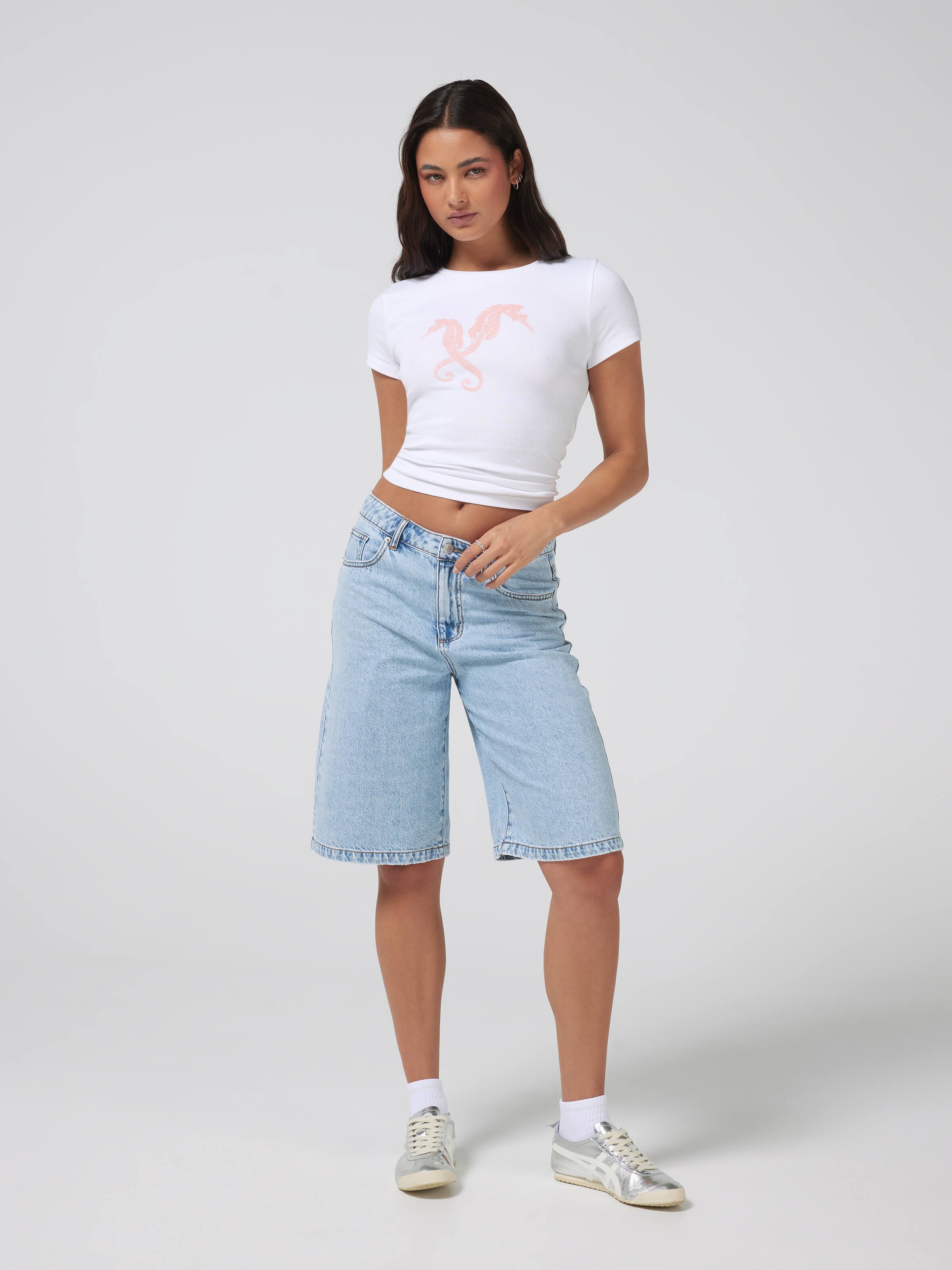 Seahorse Longline Baby Tee