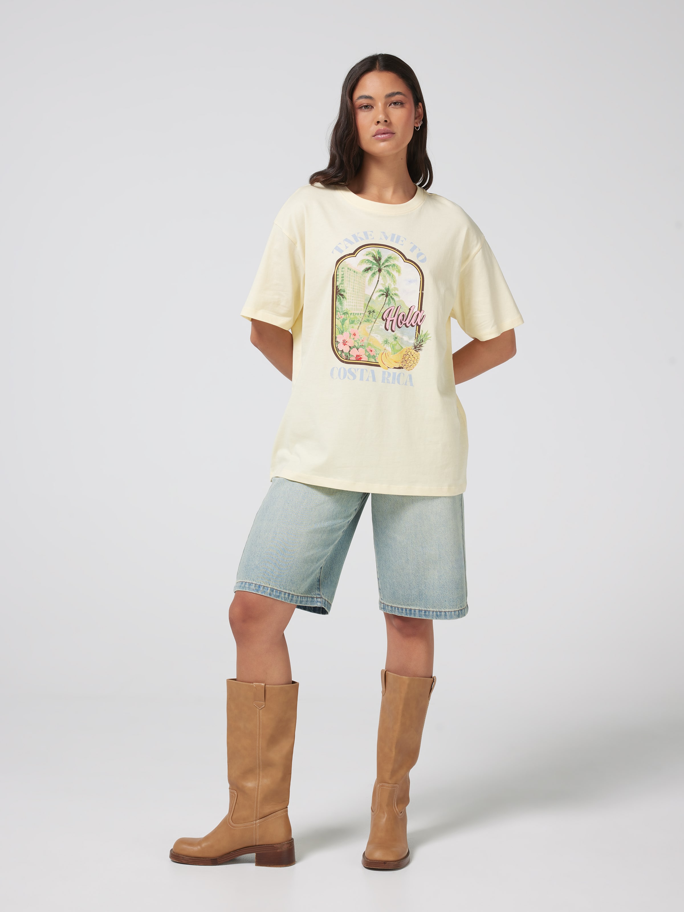 Costa Rica Oversized Tee