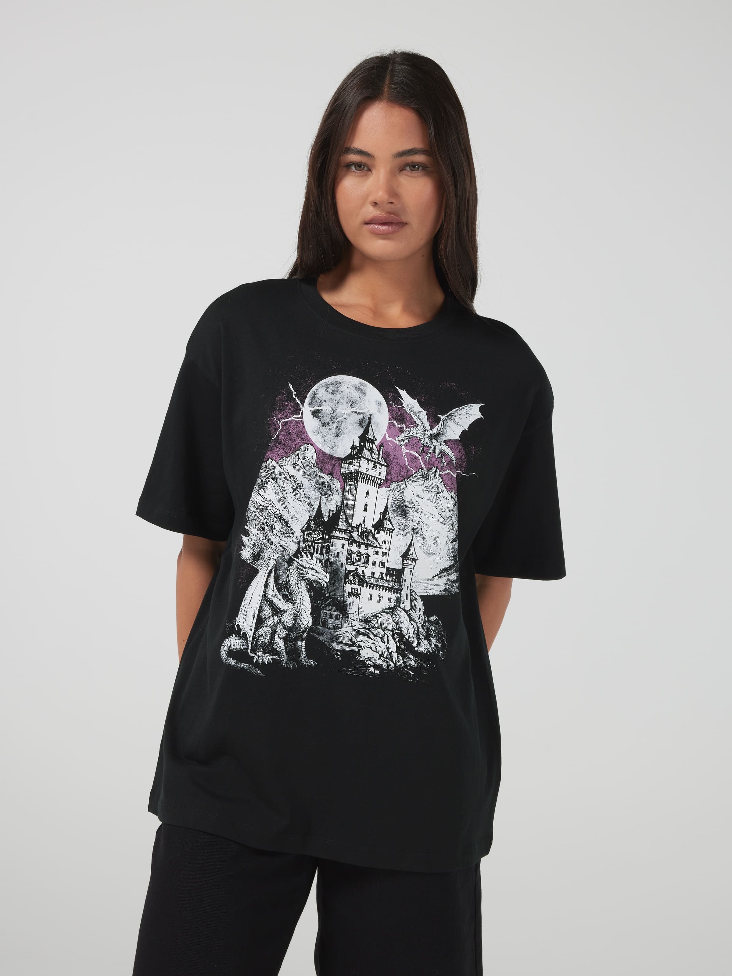 Mythical Castle Oversized Tee