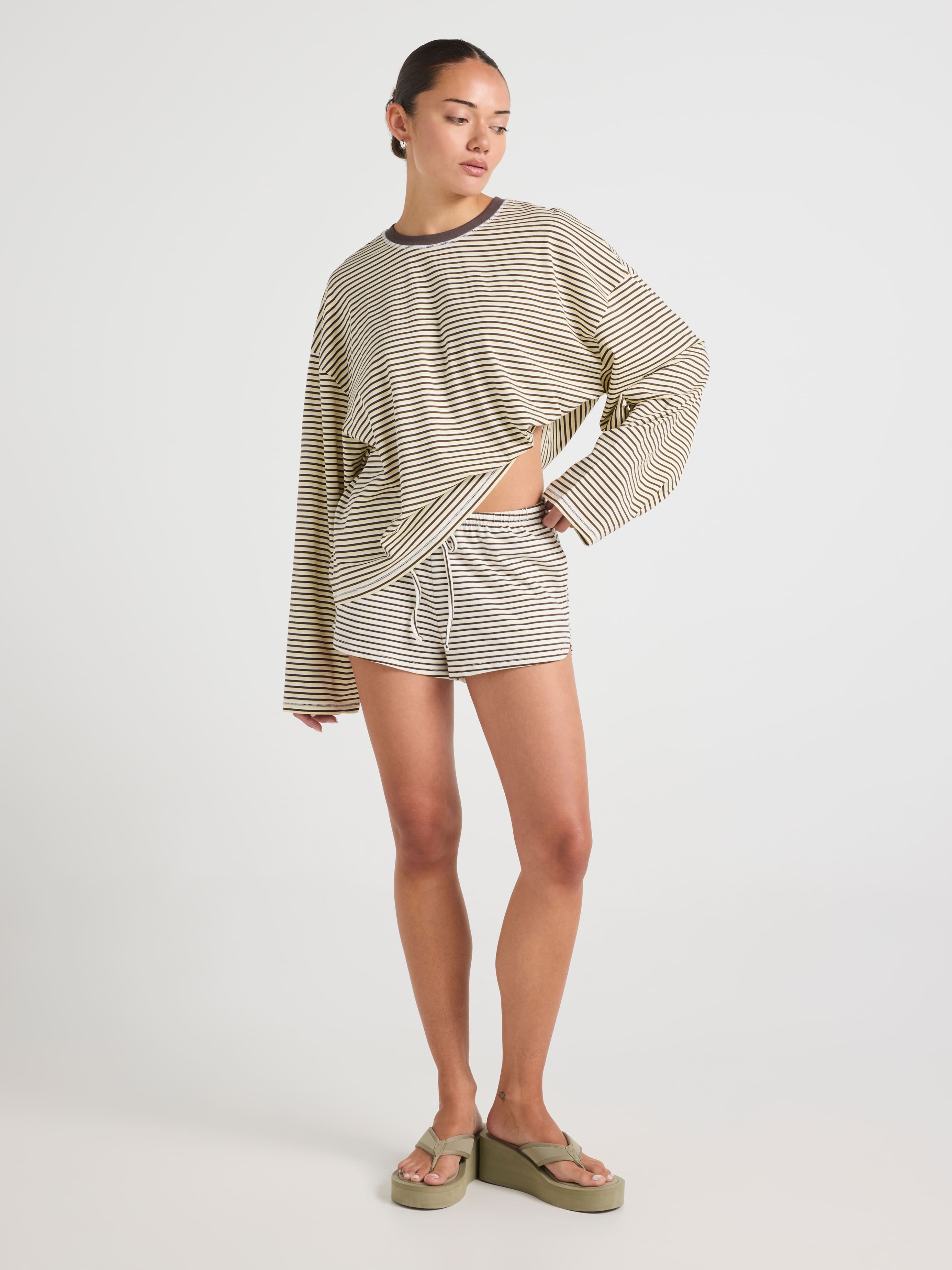 Long Sleeve Stripe Tee