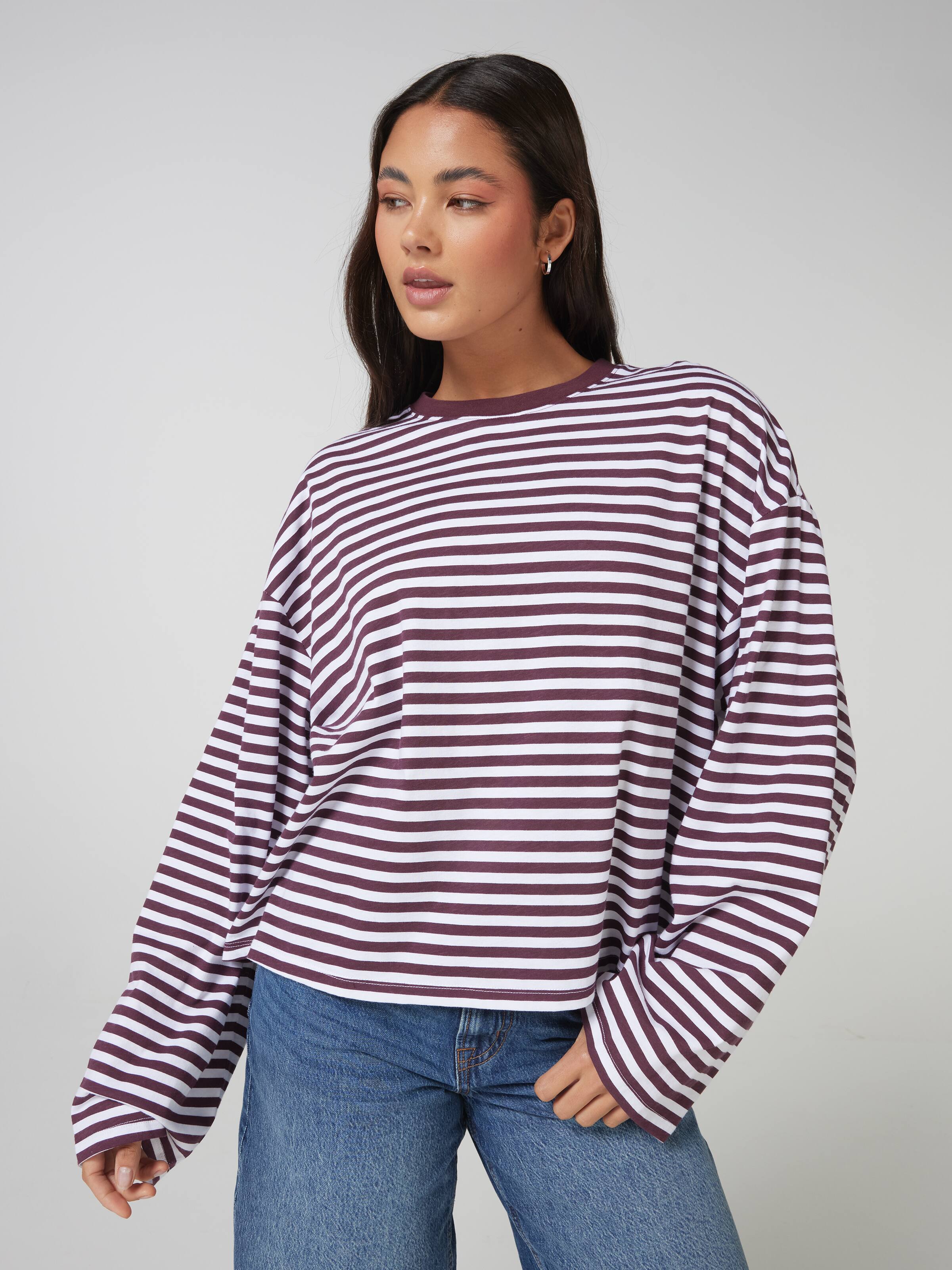 Long Sleeve Stripe Tee