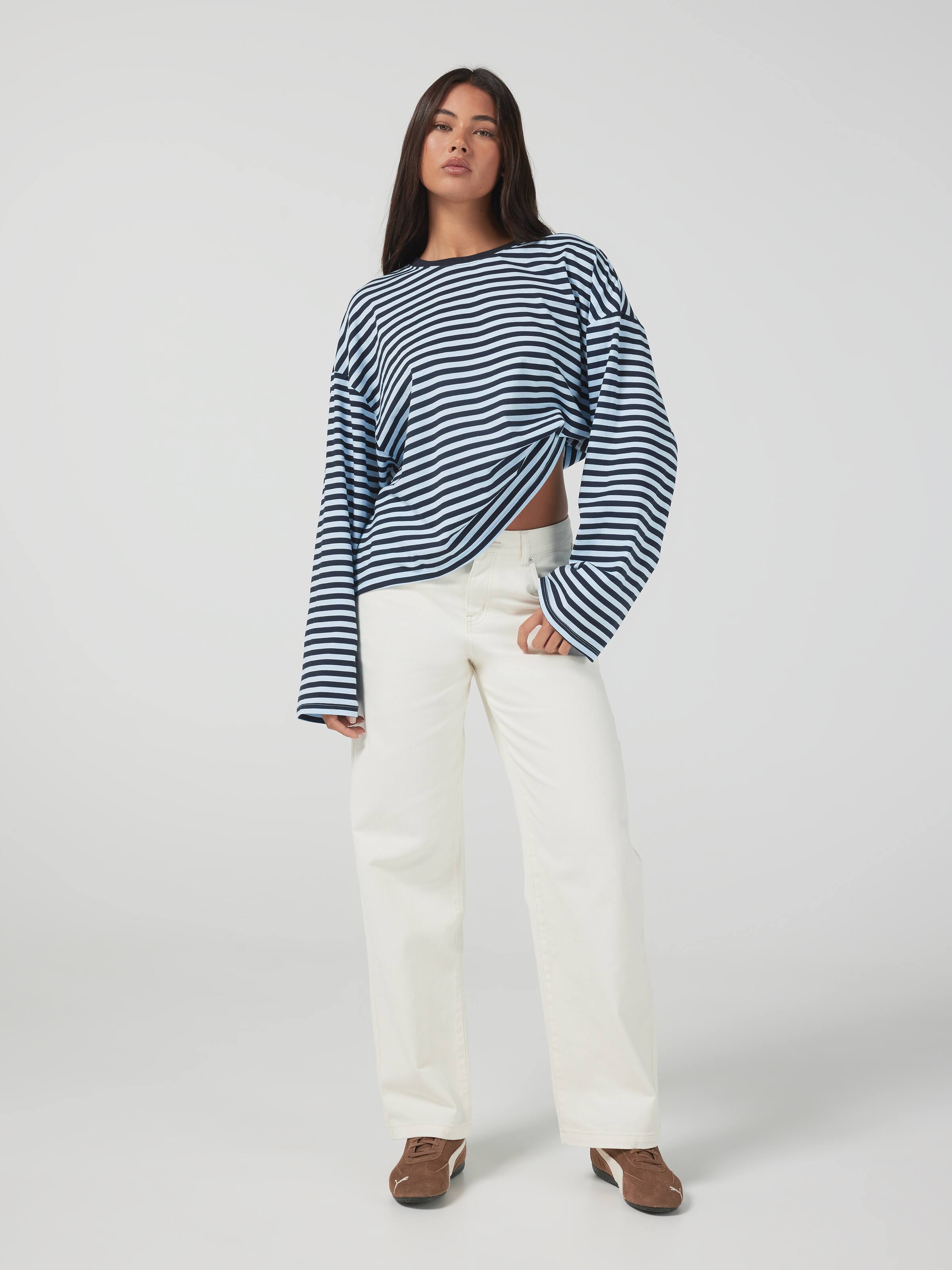 Long Sleeve Stripe Tee