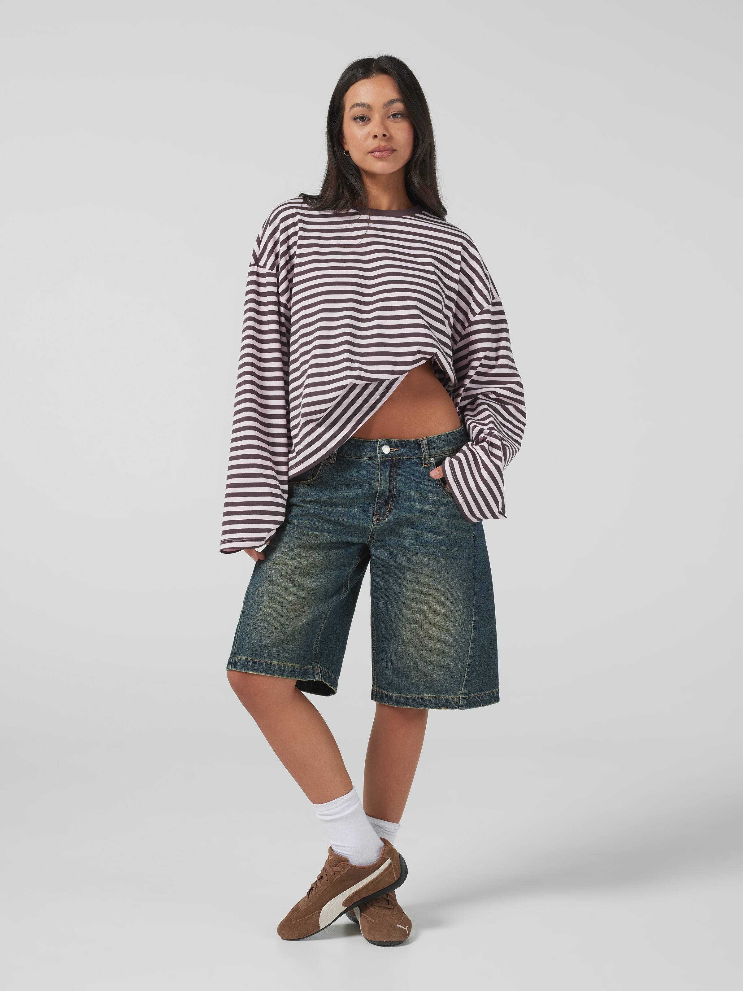 Long Sleeve Stripe Tee