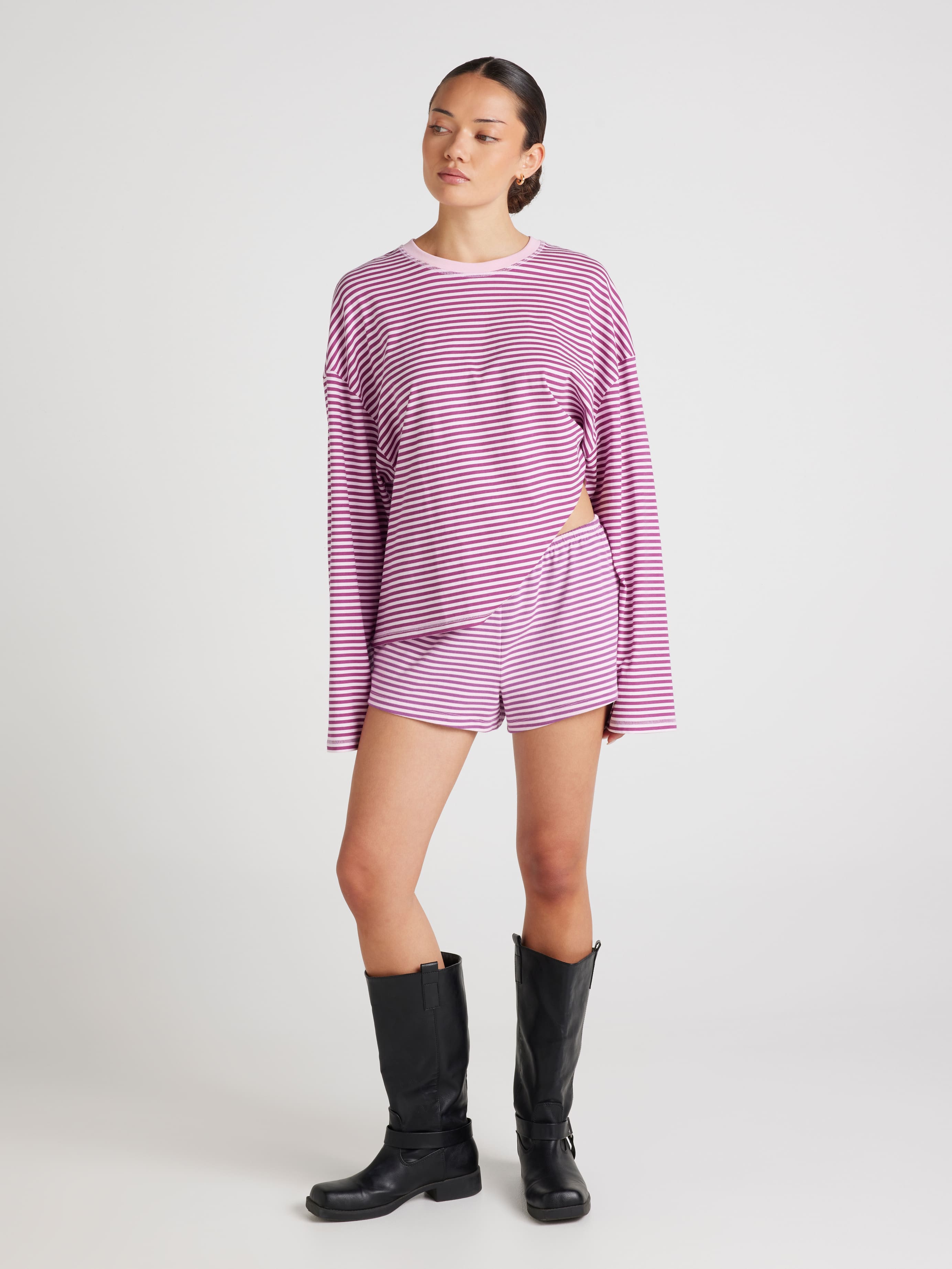 Long Sleeve Stripe Tee