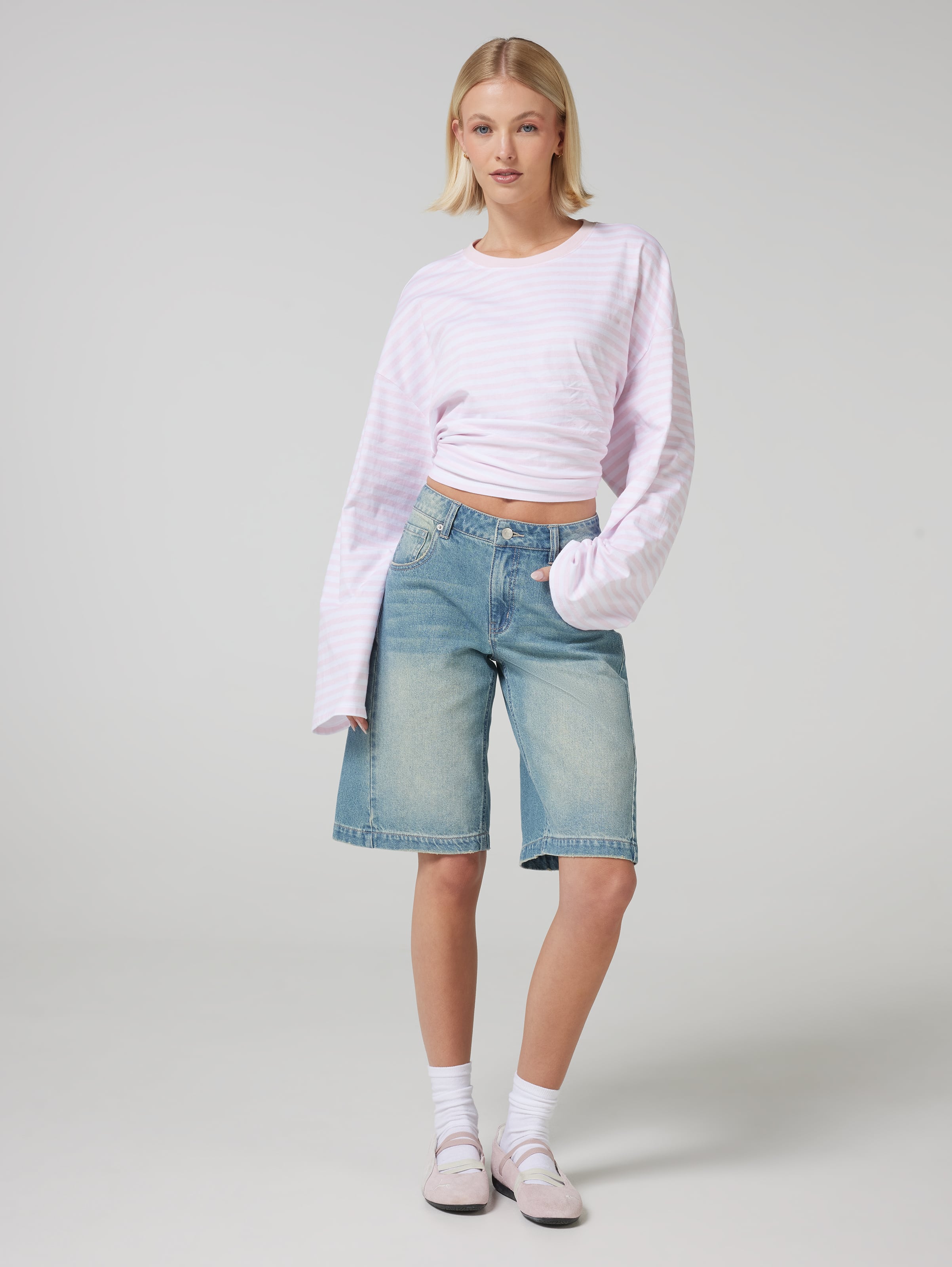 Long Sleeve Stripe Tee