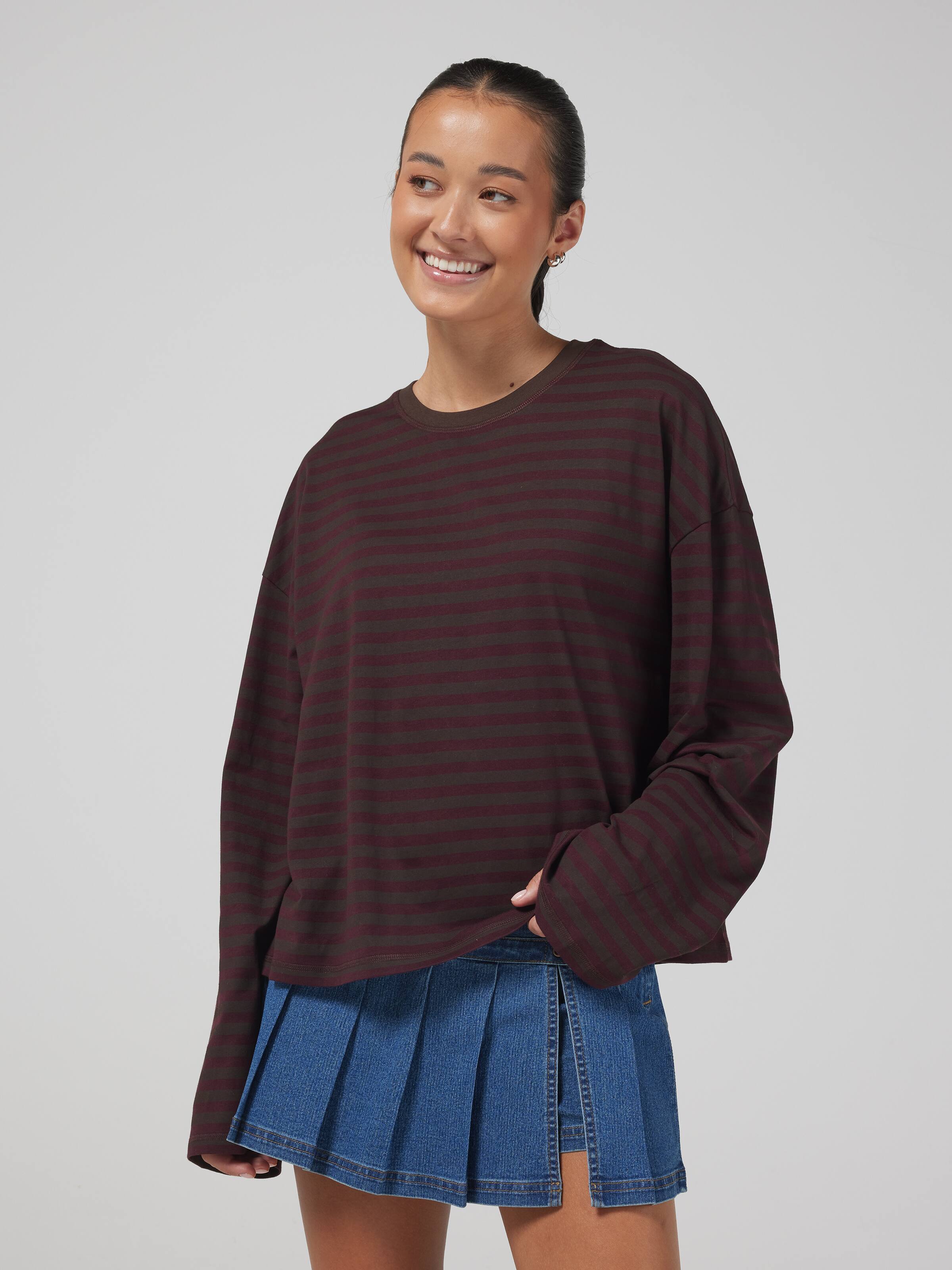 Long Sleeve Stripe Tee