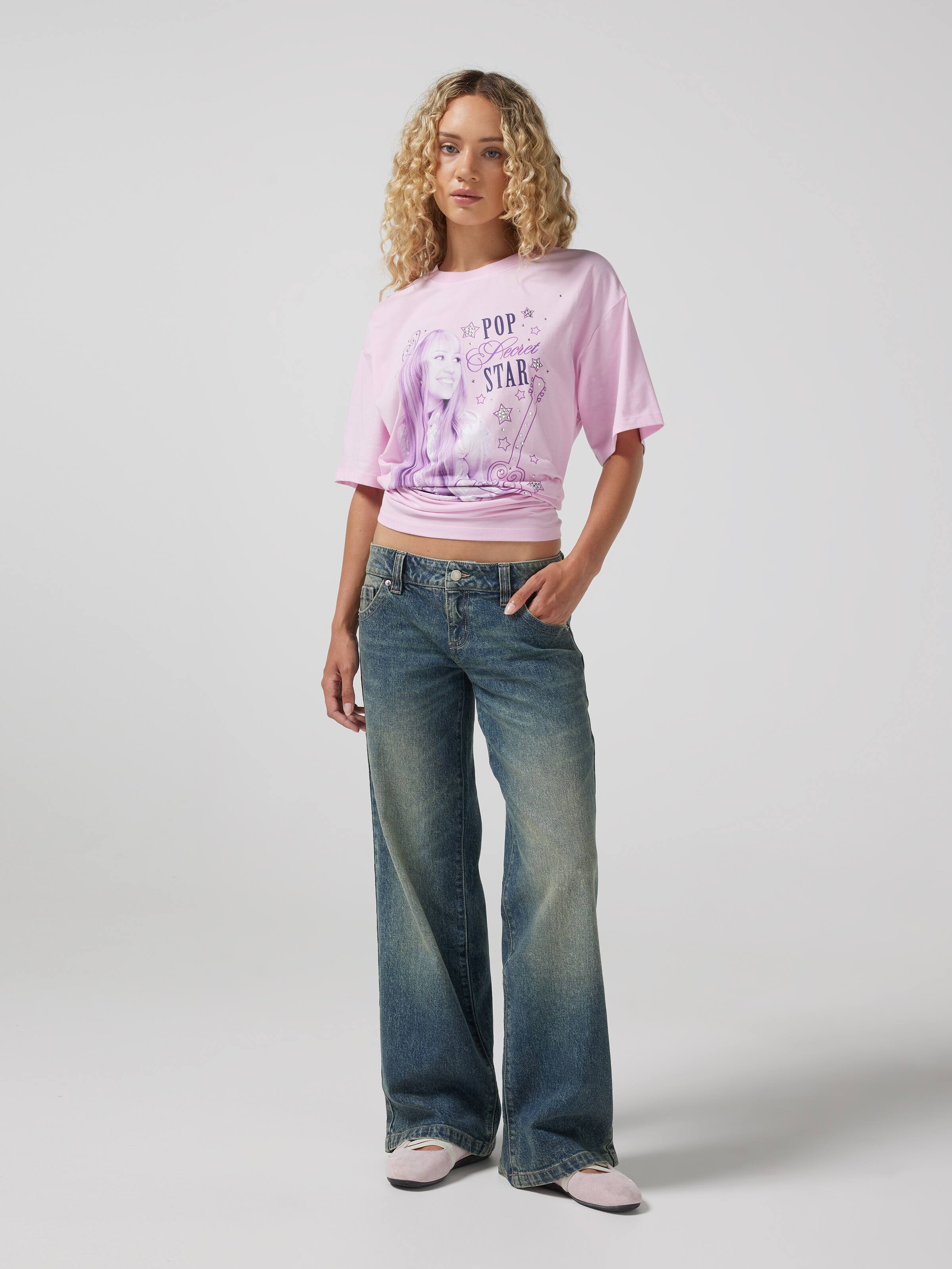 Hannah Montana Secret Popstar Oversized Tee