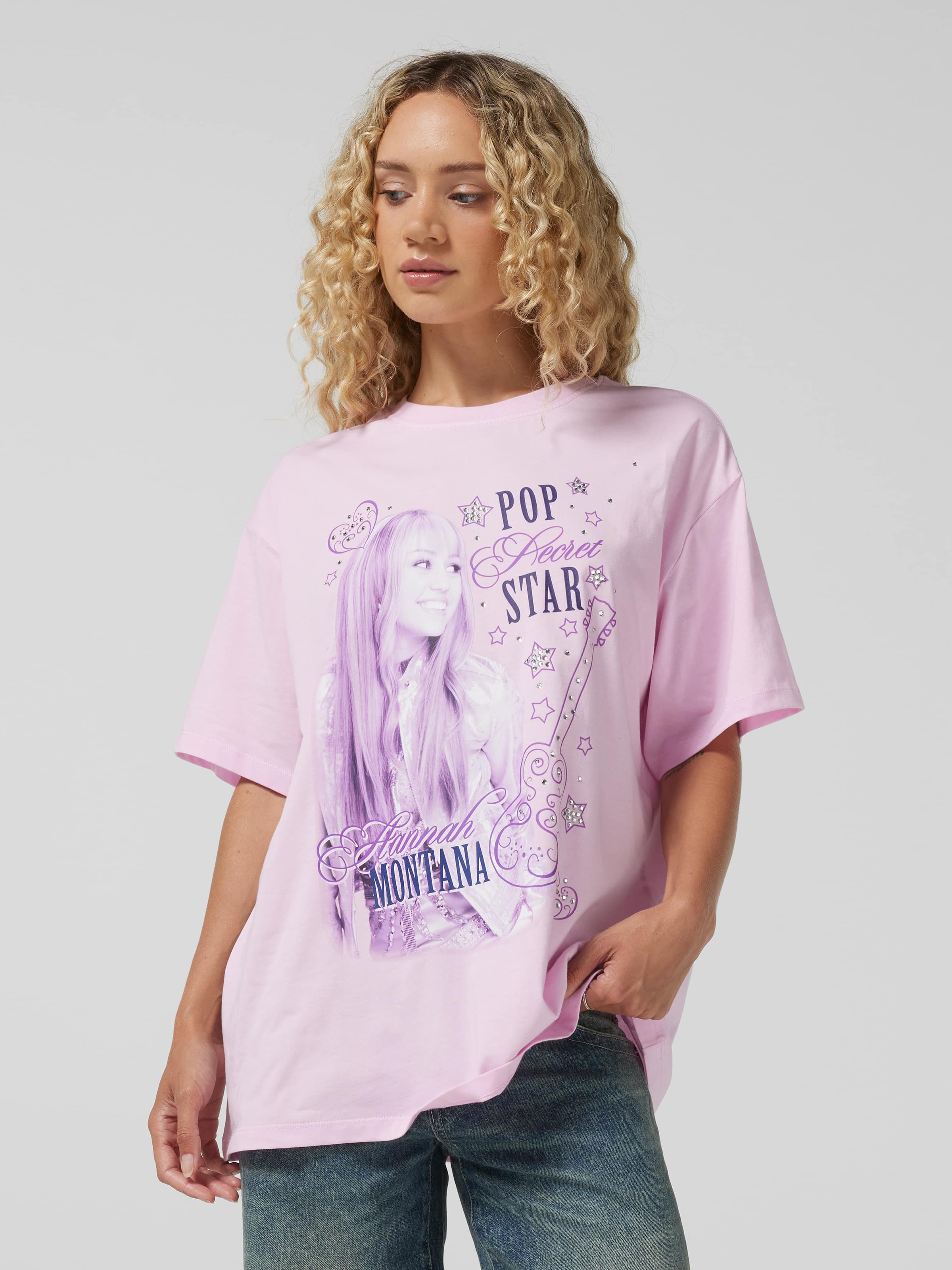 Hannah Montana Secret Popstar Oversized Tee
