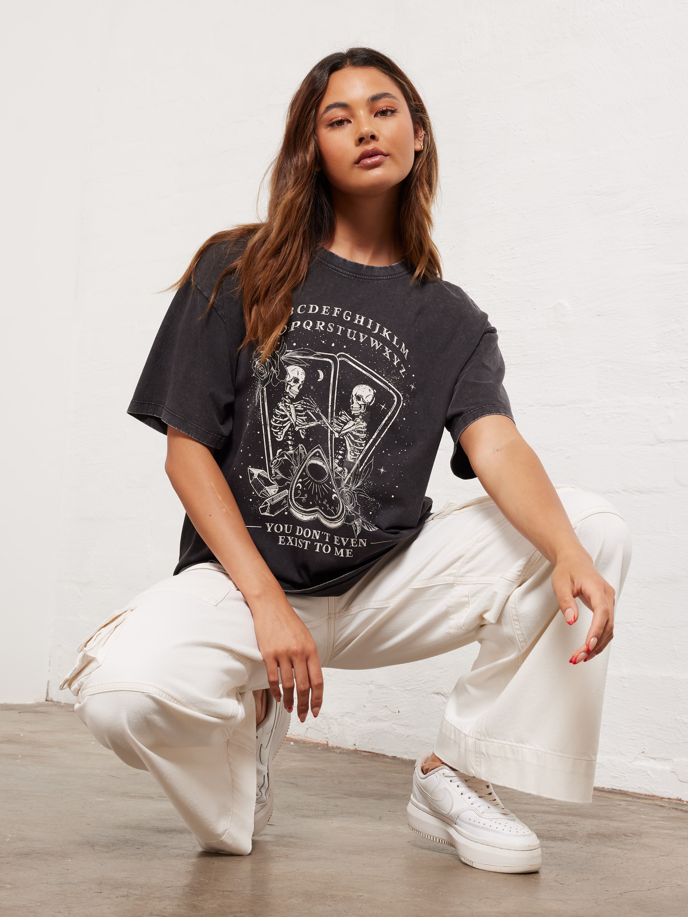 Oversized on sale tee womens