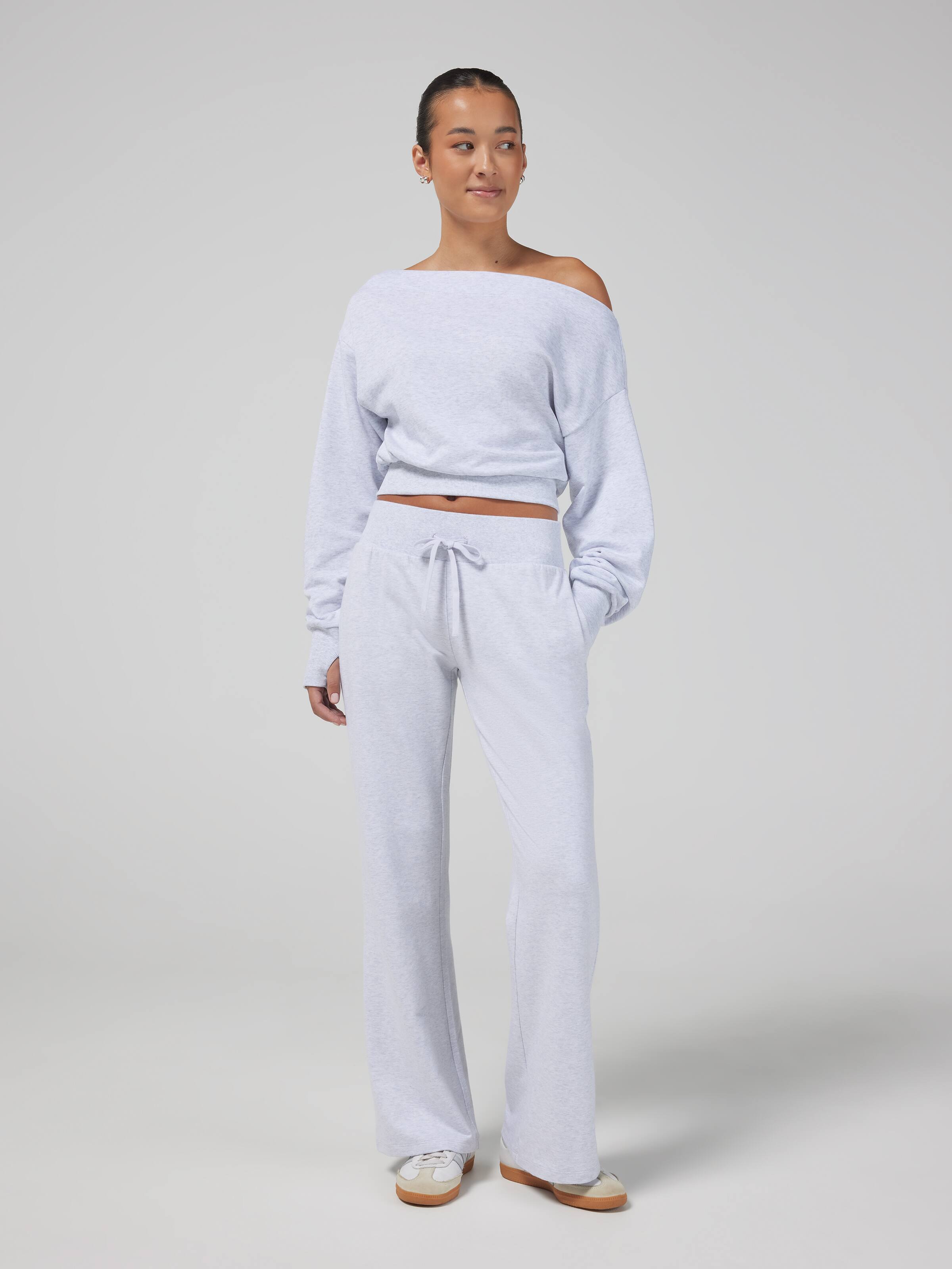 Wide Band Off The Shoulder Sweat