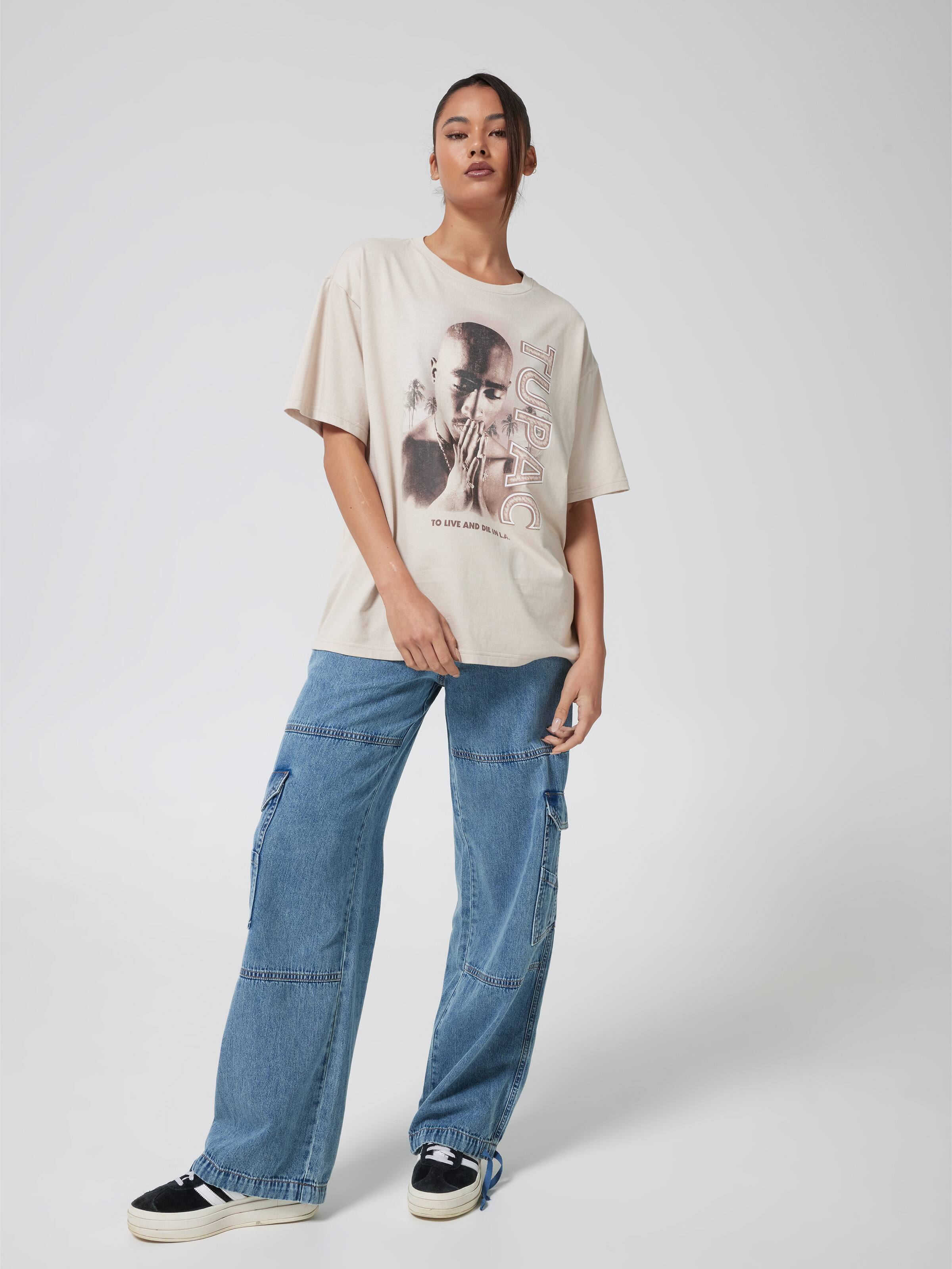 Music 2Pac Infinity Oversized Tee