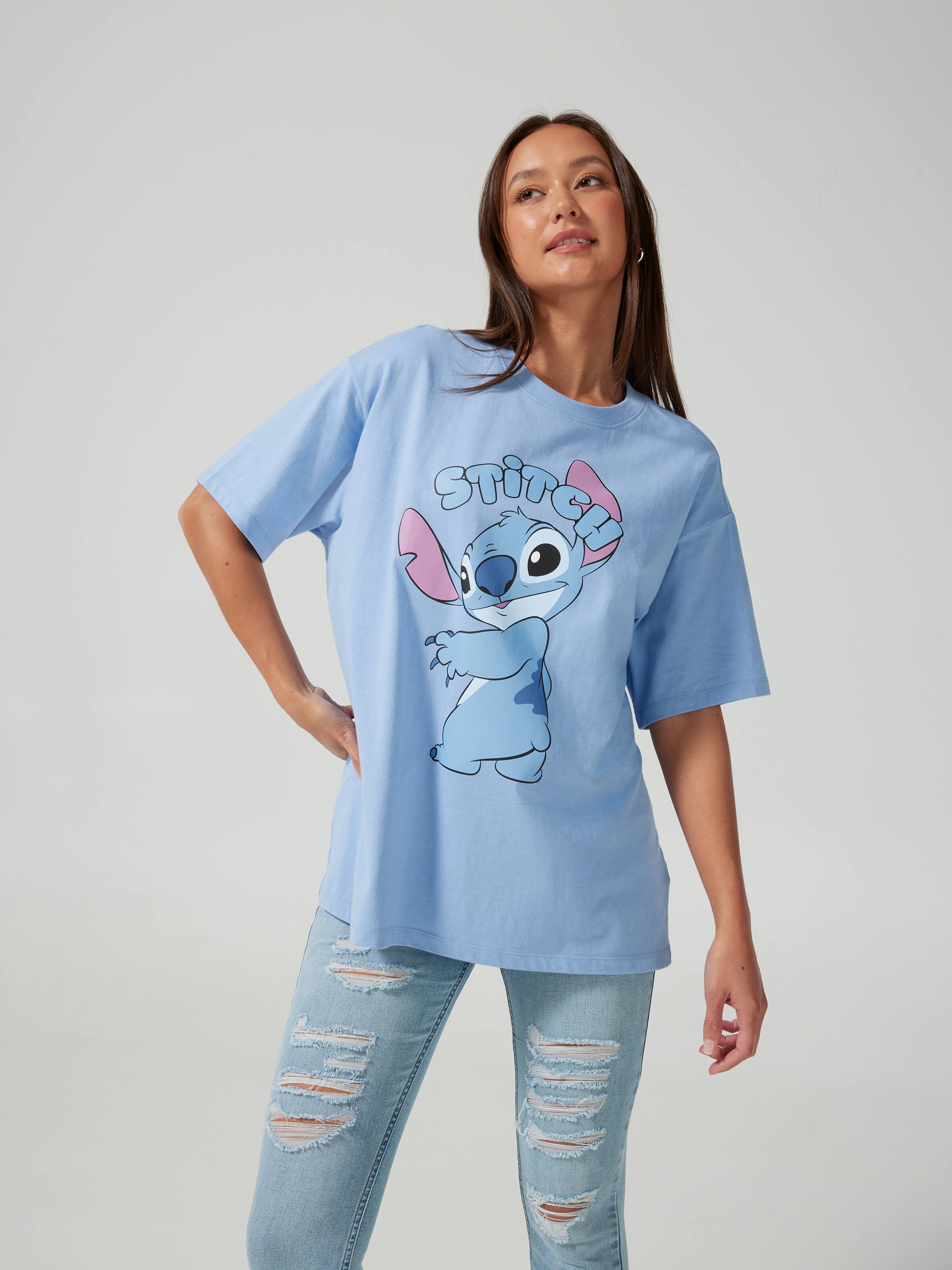 Lilo & Stitch Surprised Oversized Tee