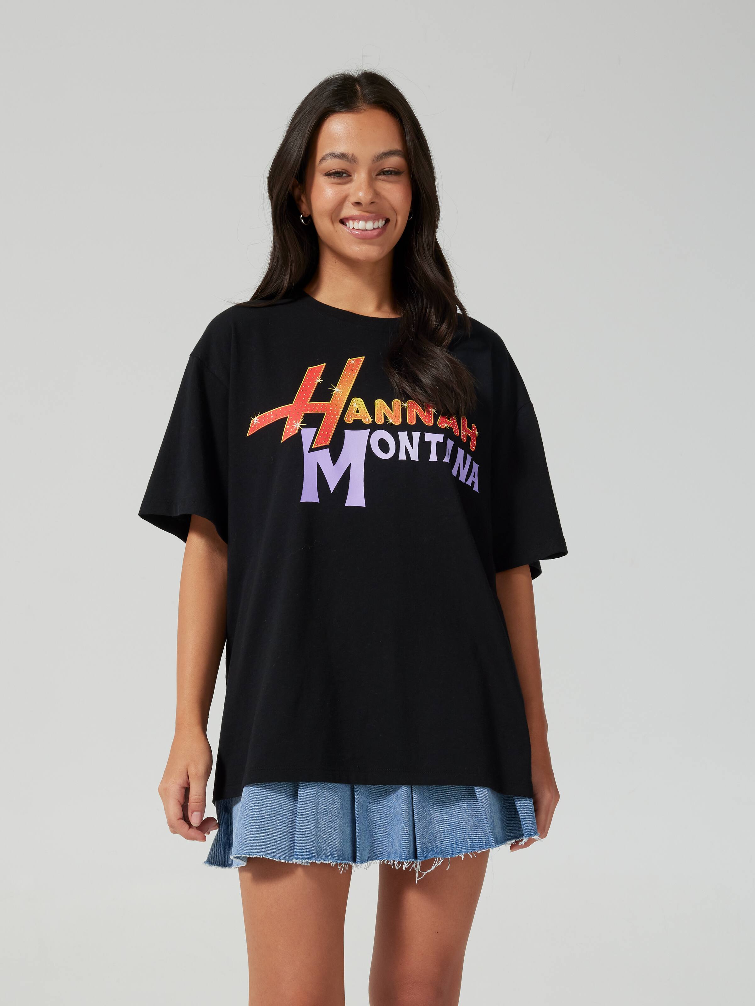 Hannah Montana Logo Oversized Tee