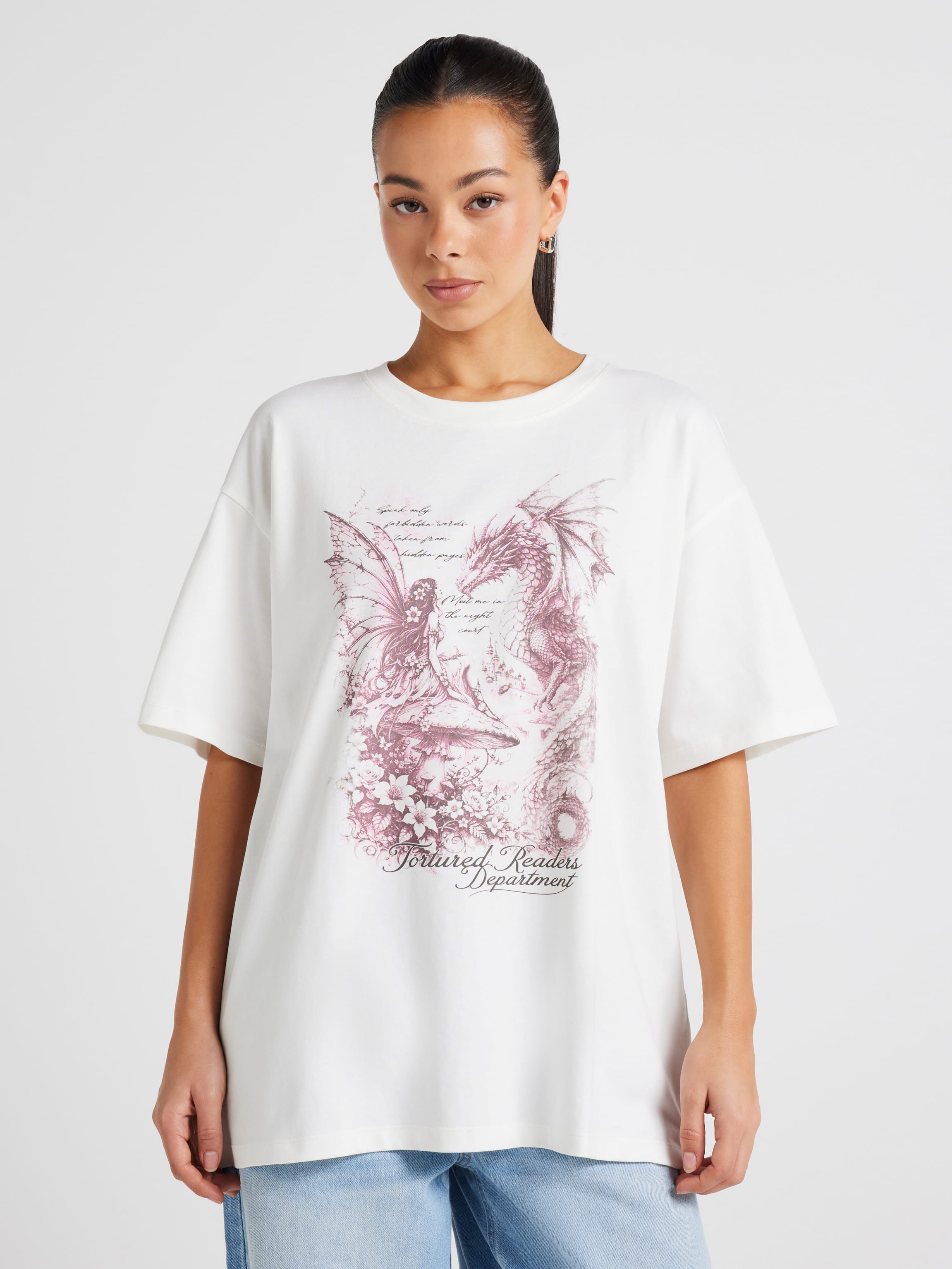 Tortured Readers Fairy Oversized Tee