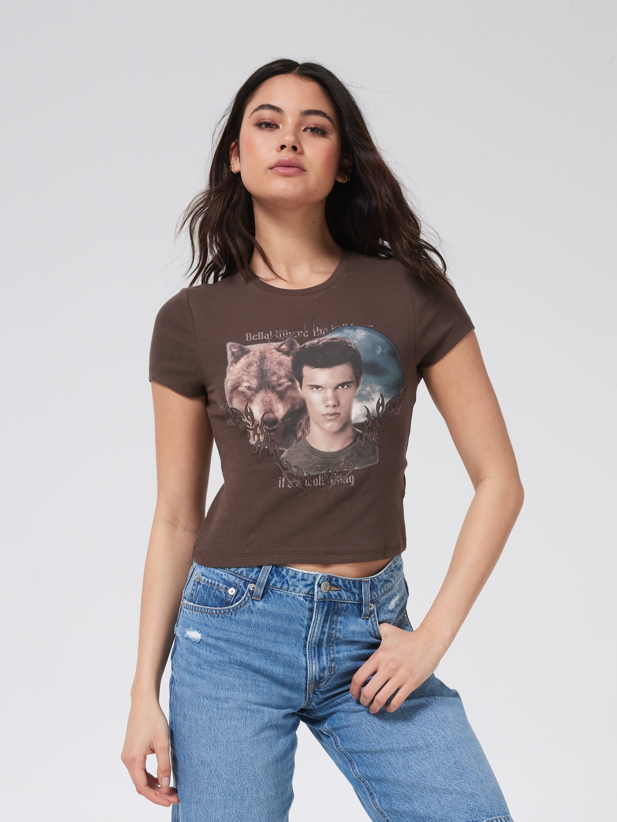 Twilight Jacob Wolf Baby Tee