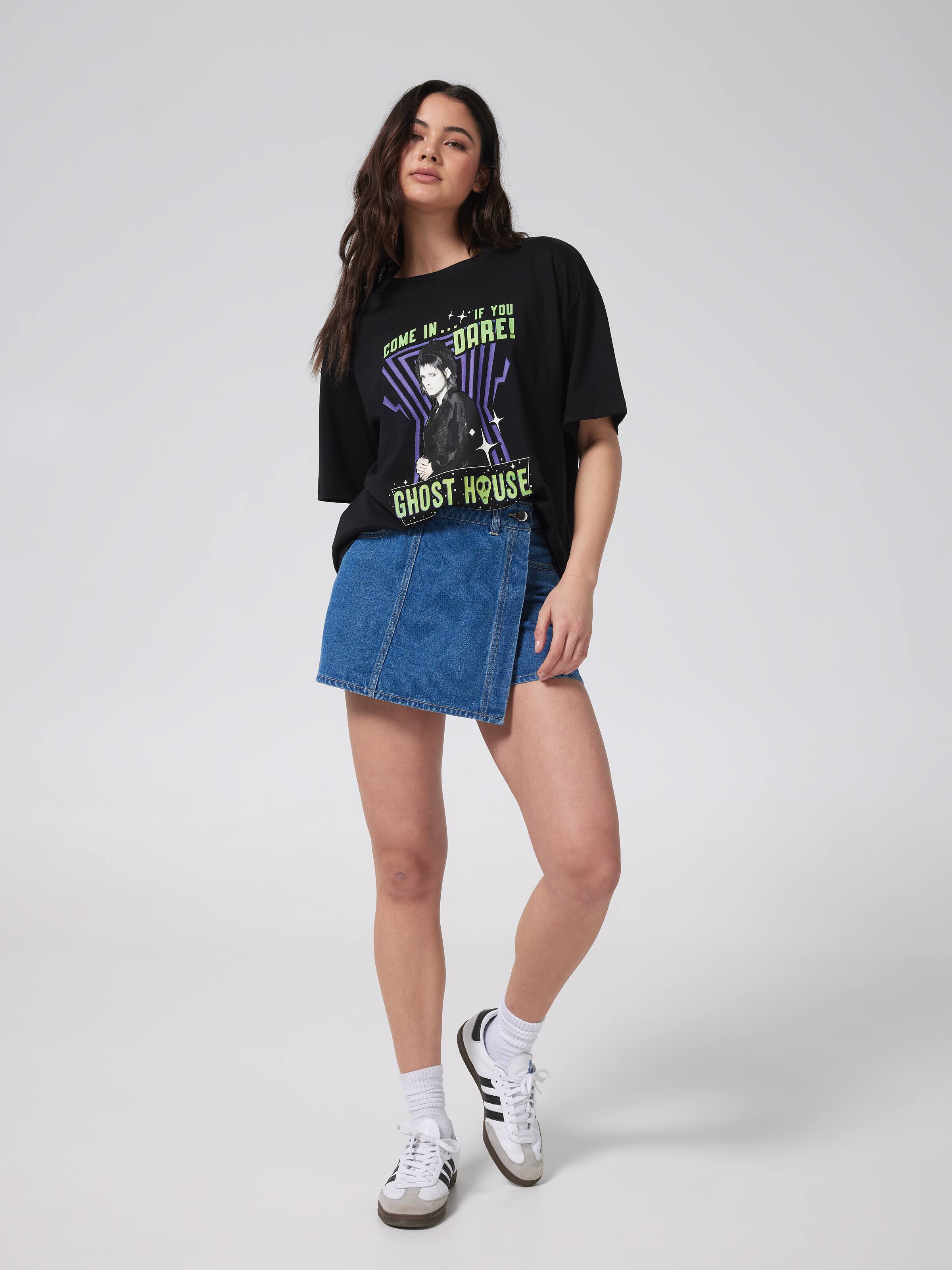 Beetlejuice Lydia Oversized Tee