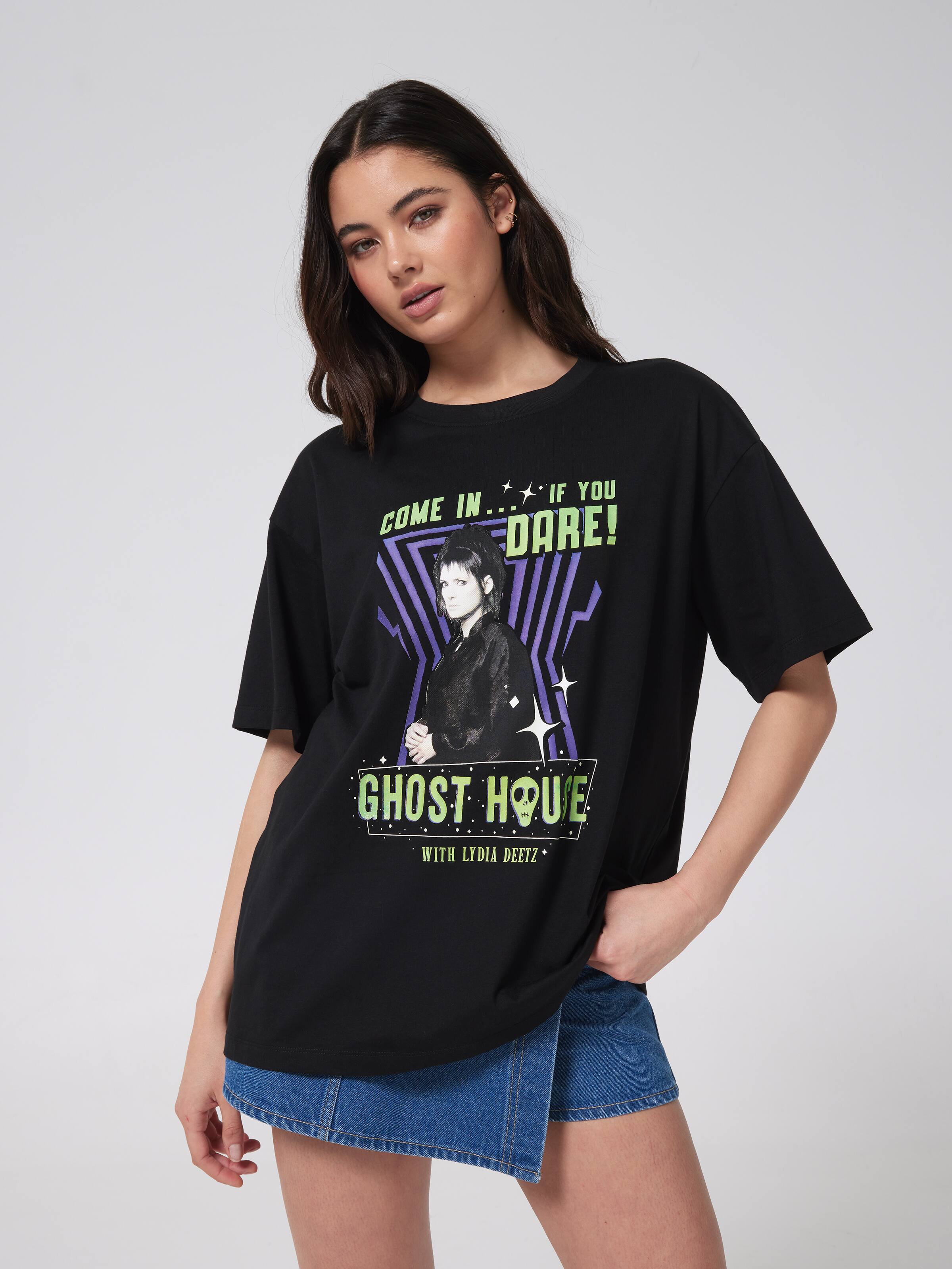 Beetlejuice Lydia Oversized Tee