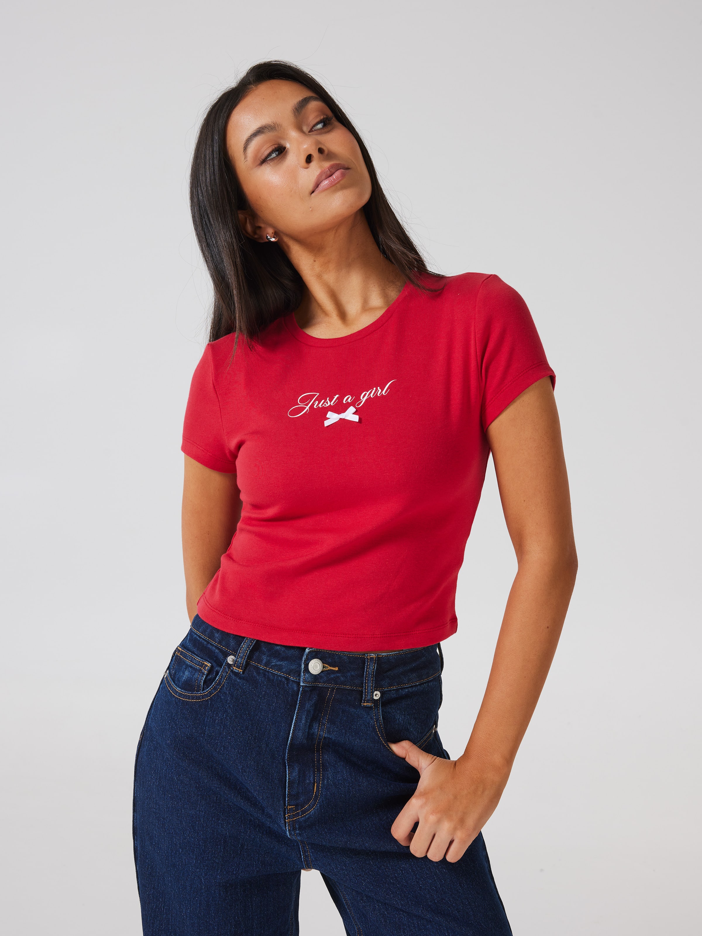 Just A Girl Baby Tee