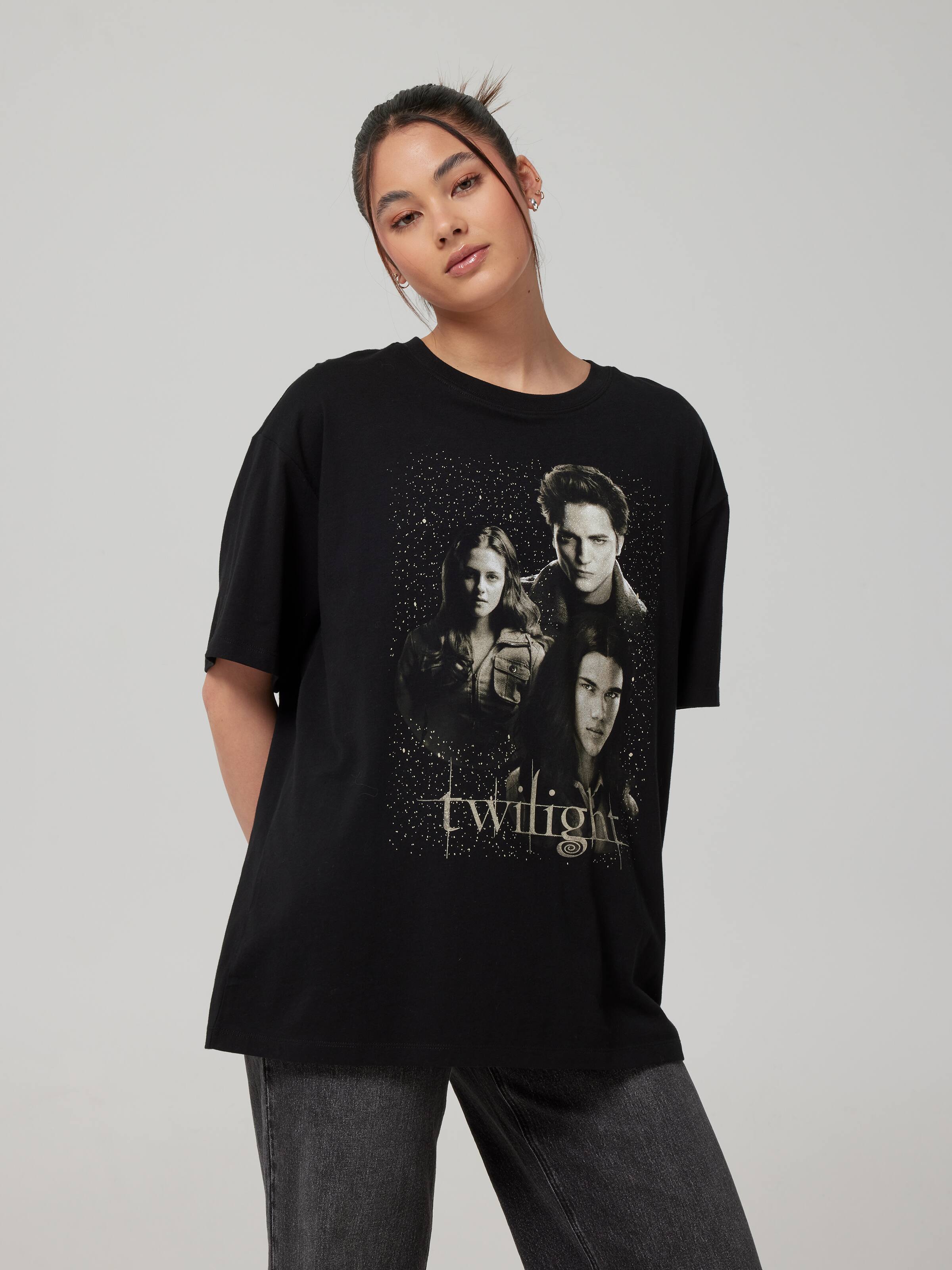 Twilight Glitter Oversized Tee