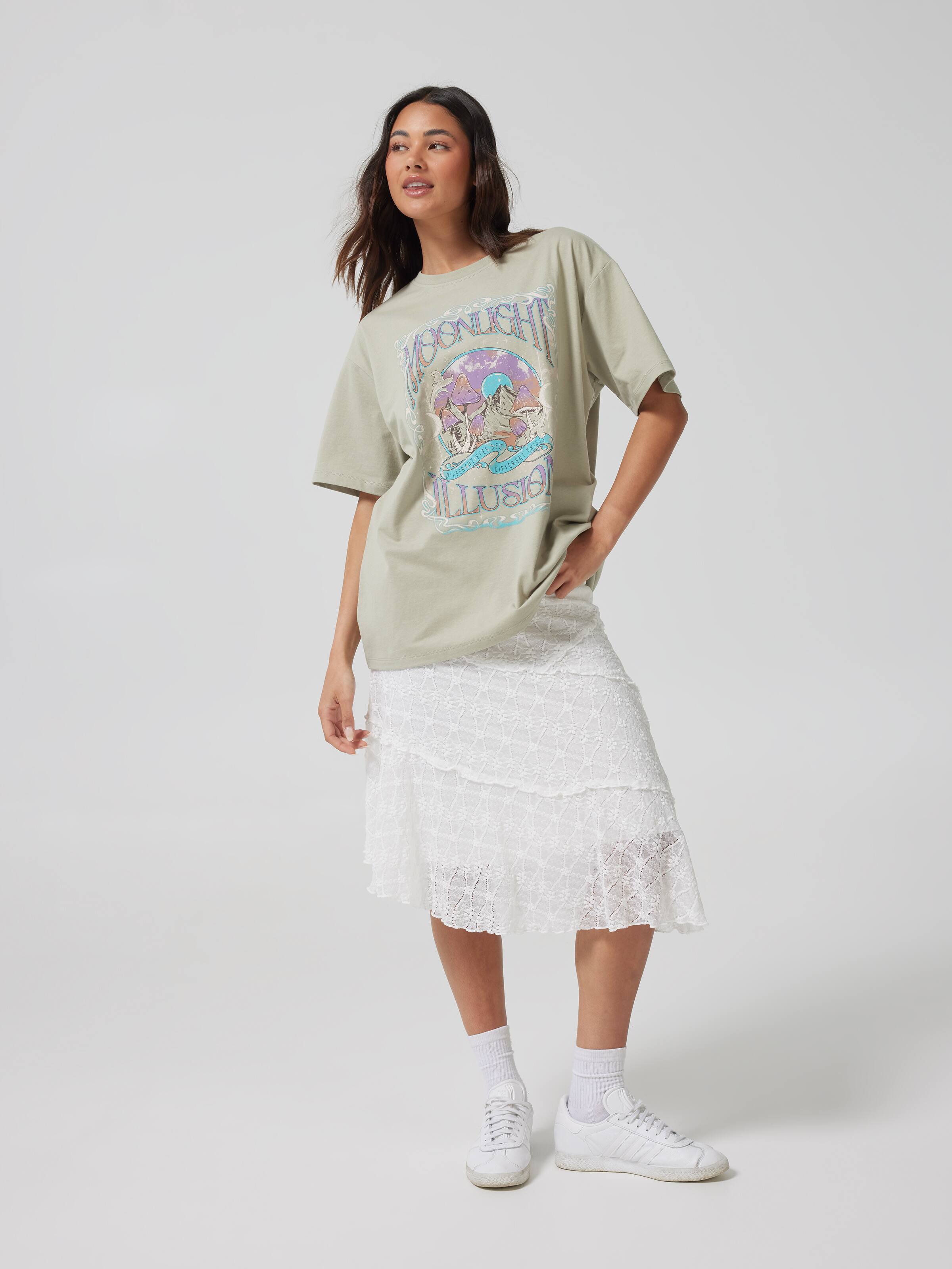 Mystic Moonlight Oversized Tee