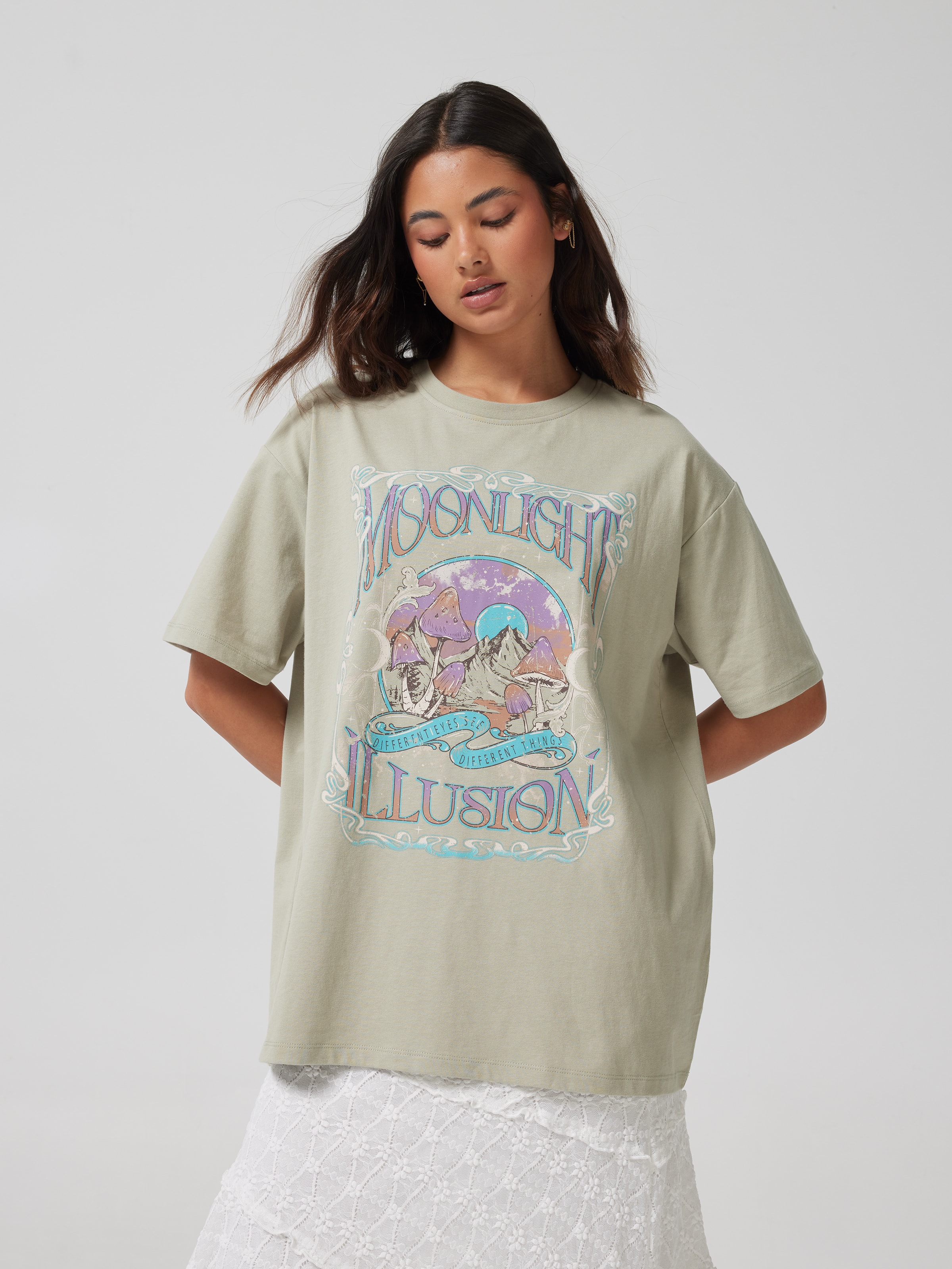 Mystic Moonlight Oversized Tee