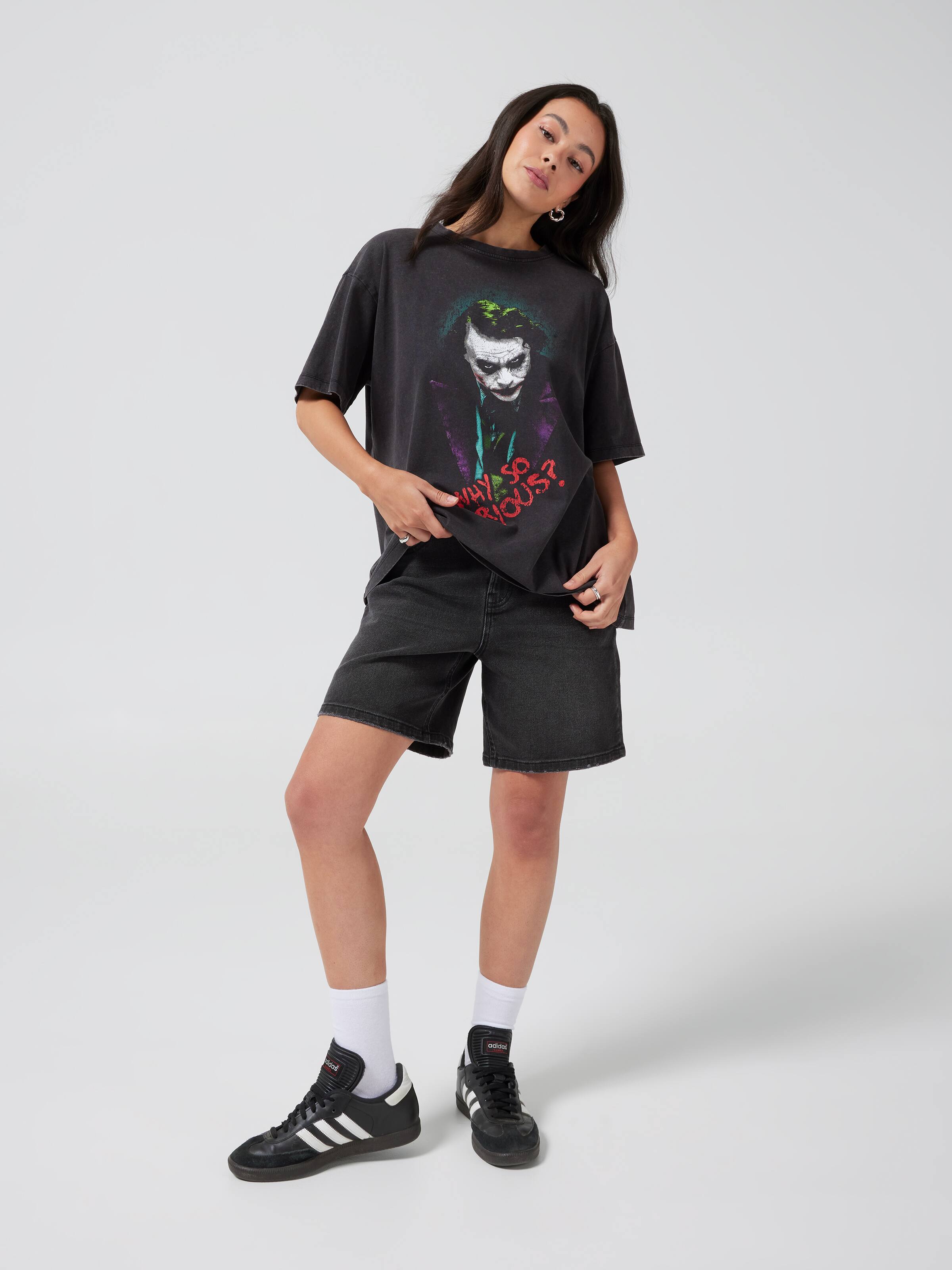 Joker Why So Serious Oversized Tee