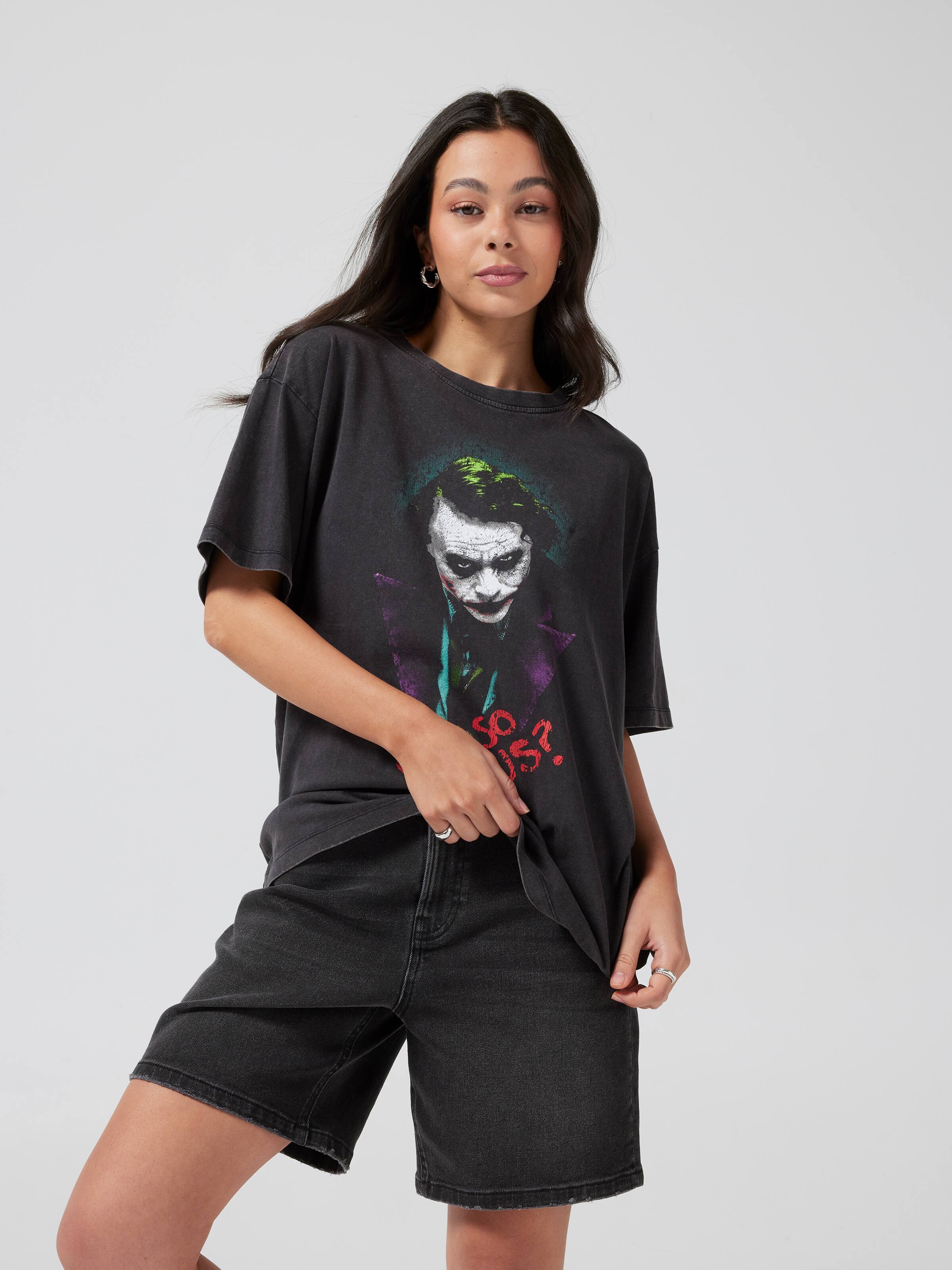 Joker Why So Serious Oversized Tee